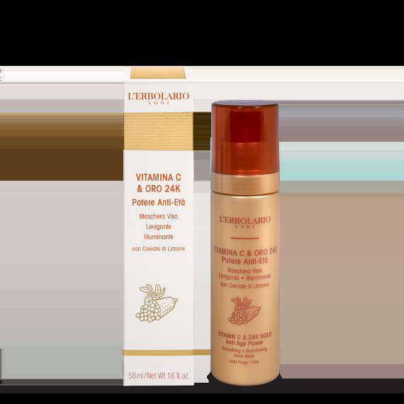 L'erbolario Maschera Viso Vitamina C & Oro 24K shopping online