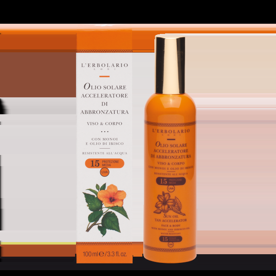 L'erbolario Olio Solare Acceleratore di Abbronzatura SPF 15 shopping online