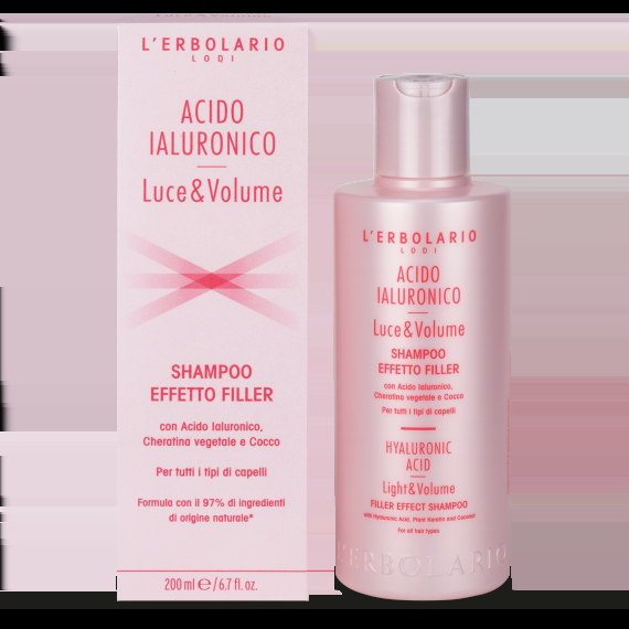 L'erbolario Shampoo Effetto Filler Acido Ialuronico Luce&Volume shopping online