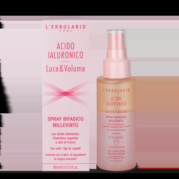 L'erbolario Spray Bifasico MilleVirtù Acido Ialuronico Luce&Volume shopping online