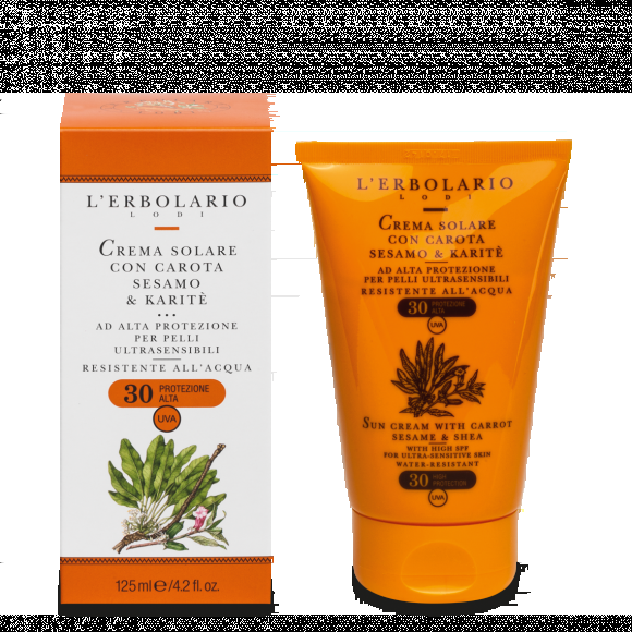 L'erbolario Crema Solare per Pelli Ultrasensibili SPF 30 shopping online