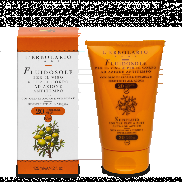 L'erbolario FluidoSole Viso e Corpo Anti-tempo SPF 20 shopping online