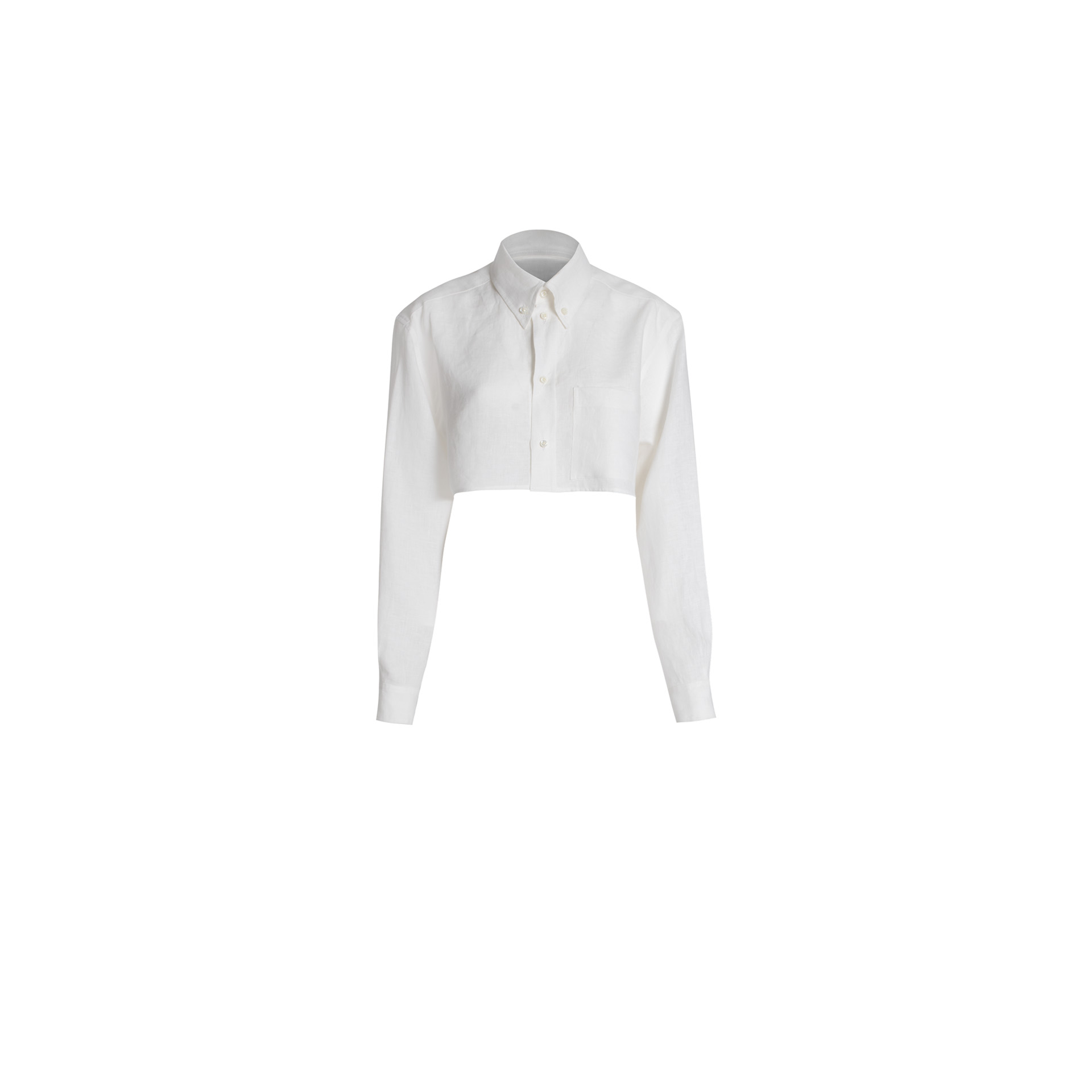 Nineminutes LUNAIRE – THE MAIA CROP LINUM WHITE shopping online