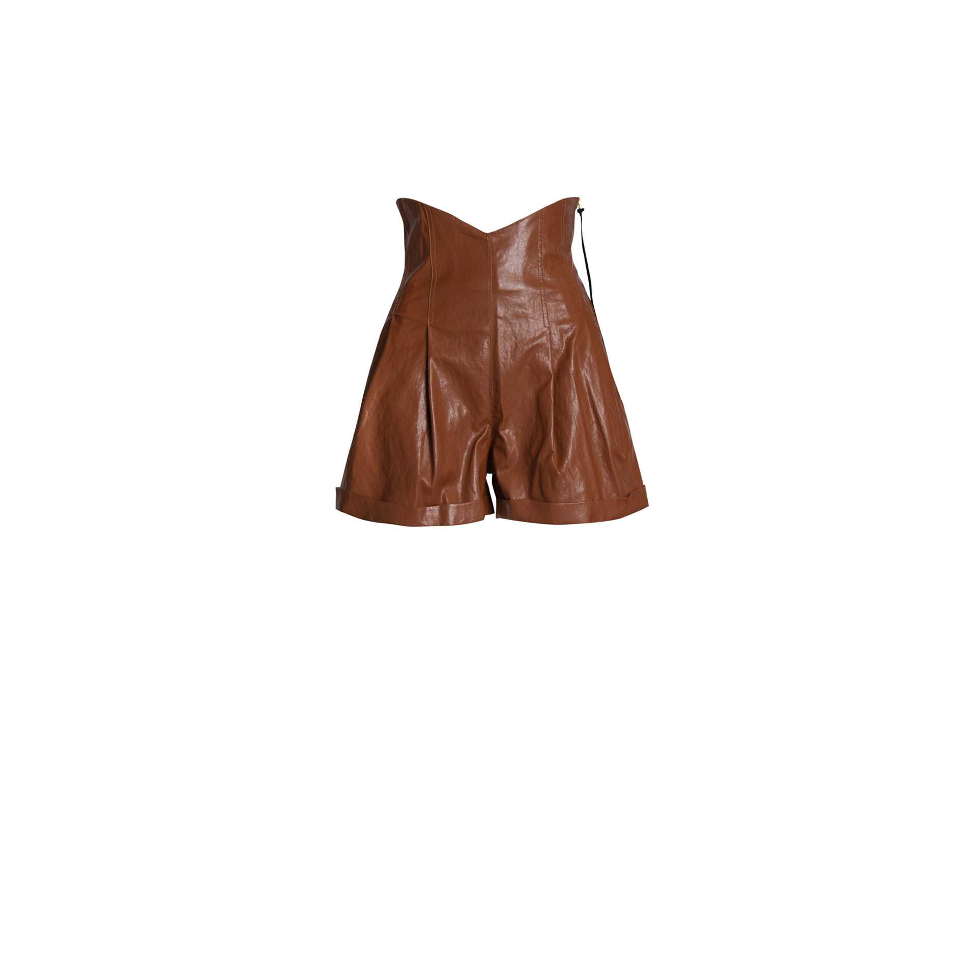 Nineminutes SS20 – THE PENCE SHORT LEATHER CUOIO shopping online