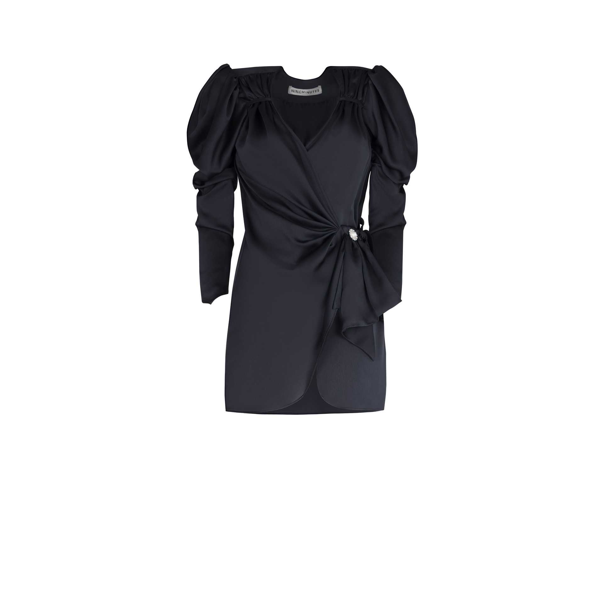 Nineminutes FW20.21 – THE VENUS DRESS BLACK shopping online