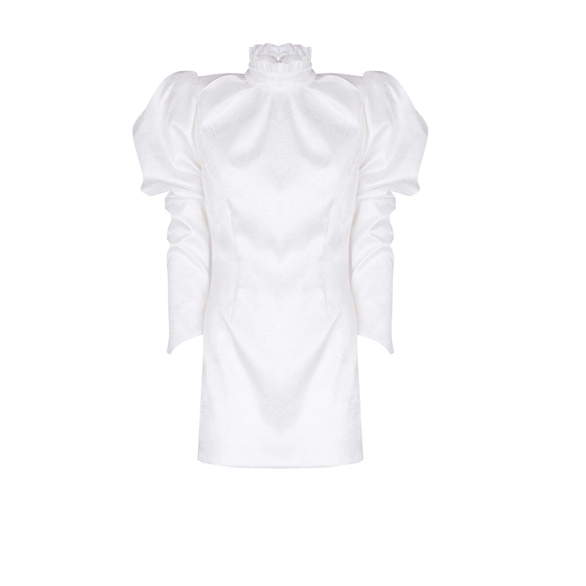 Nineminutes FW20.21 – THE LADY JANE DRESS WHITE shopping online