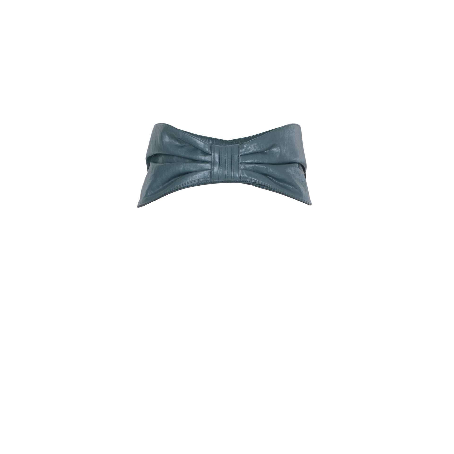 Nineminutes U&O – THE BOW BELT GREEN shopping online