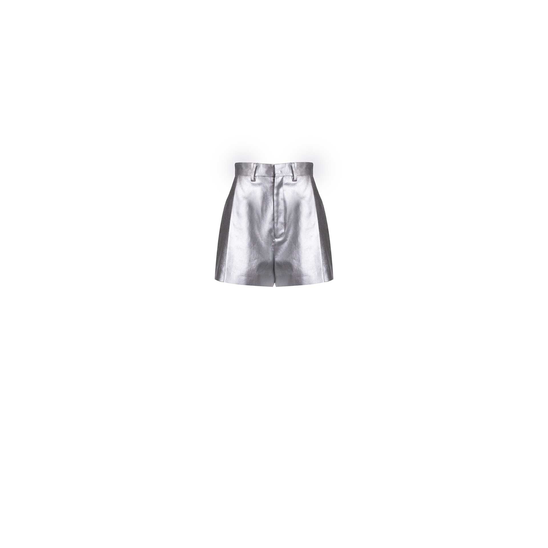 Nineminutes REVERSIBLE – THE WOMAN SHORT SILVER shopping online