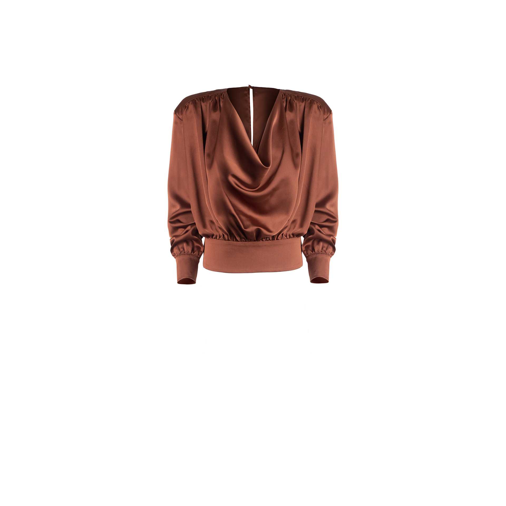 Nineminutes FW22.23 -THE GINA TOP BRONZE shopping online