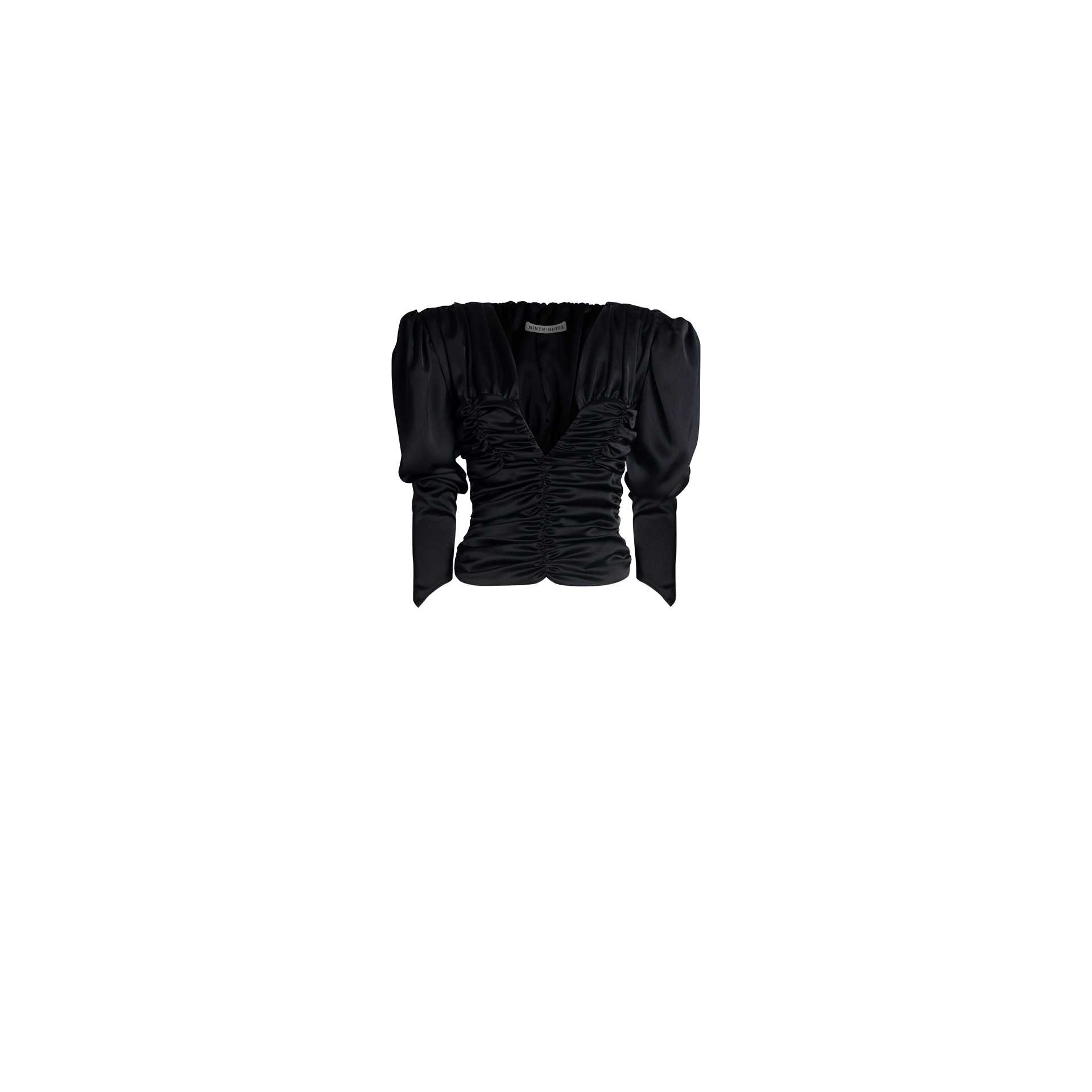 Nineminutes FW22.23 – THE PAOLINA TOP BLACK shopping online