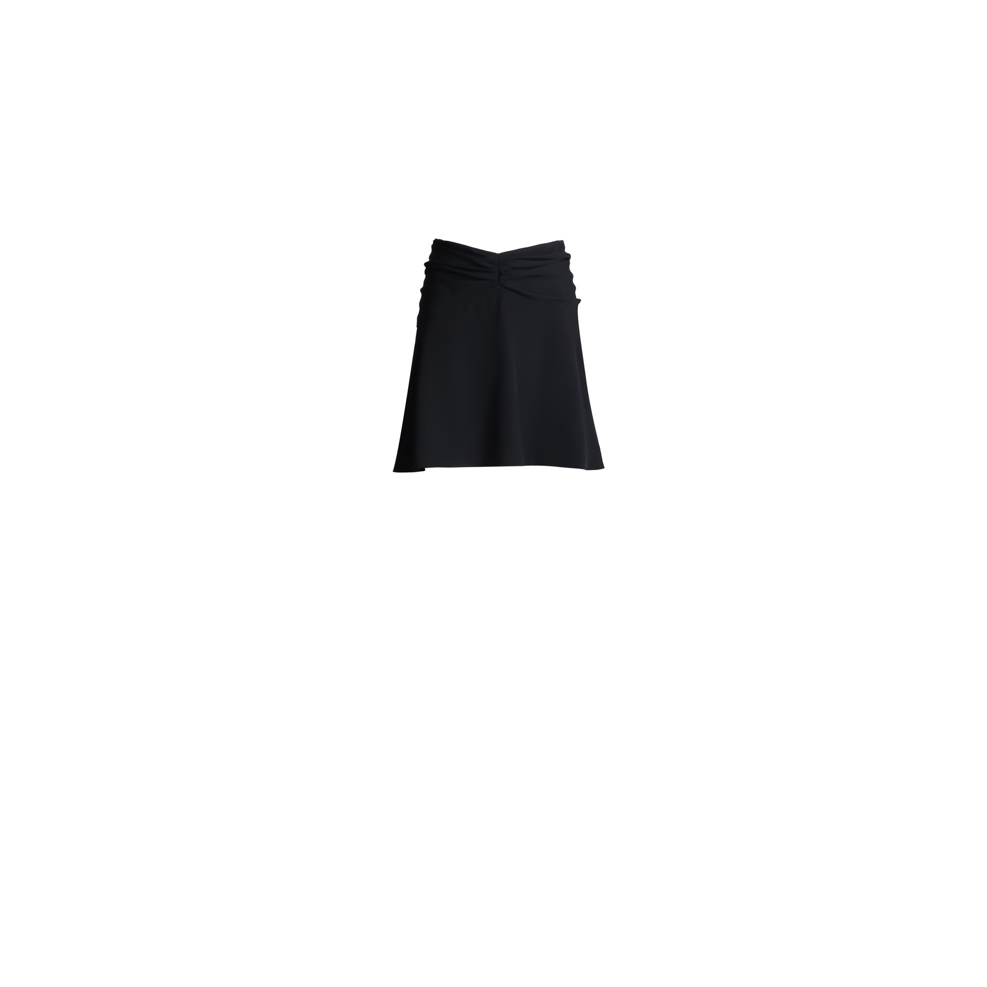 Nineminutes REVERSIBLE – THE BUTTERFLY SKIRT CREPE BLACK shopping online