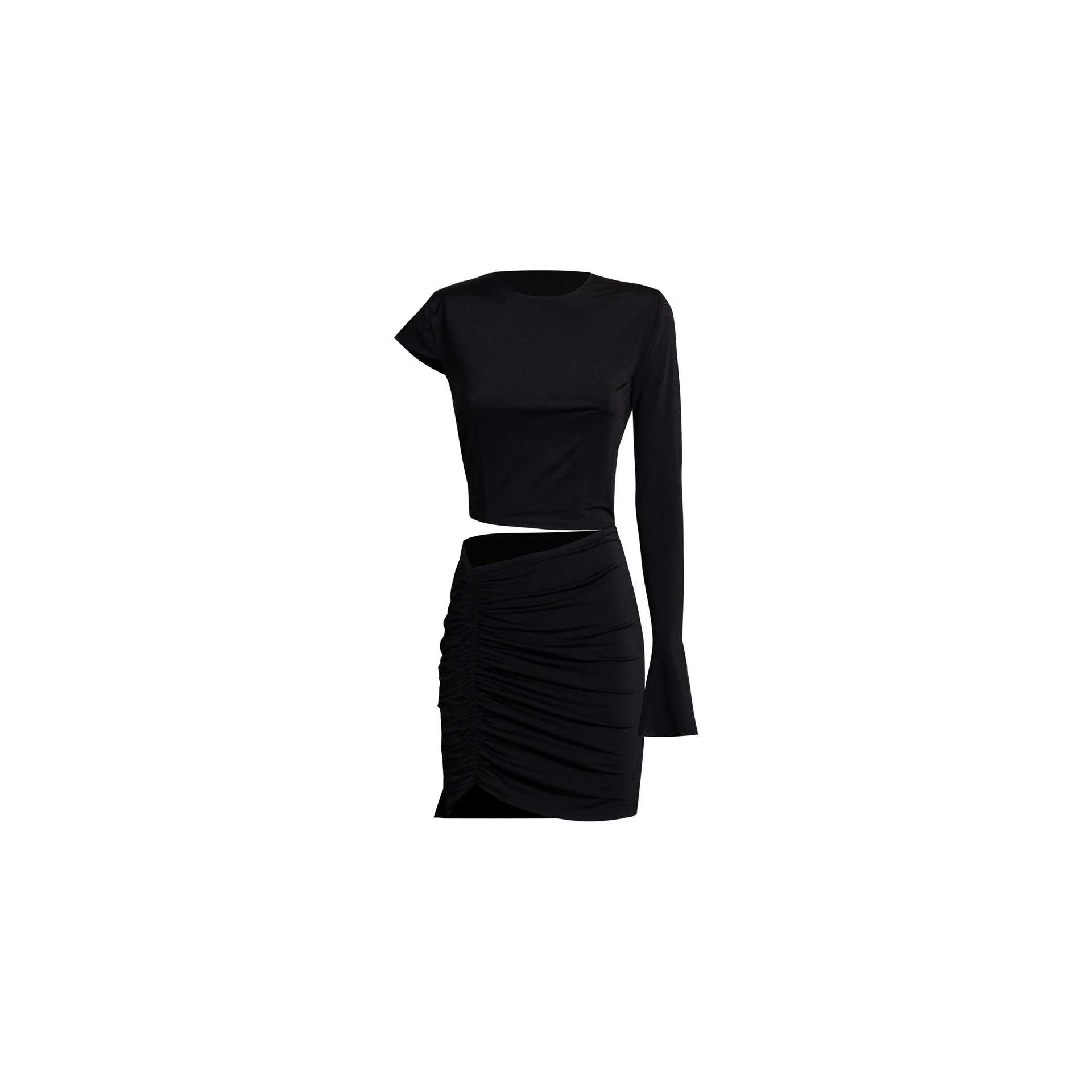 Nineminutes REVERSIBLE – THE BIBI DRESS LYCRA BLACK shopping online