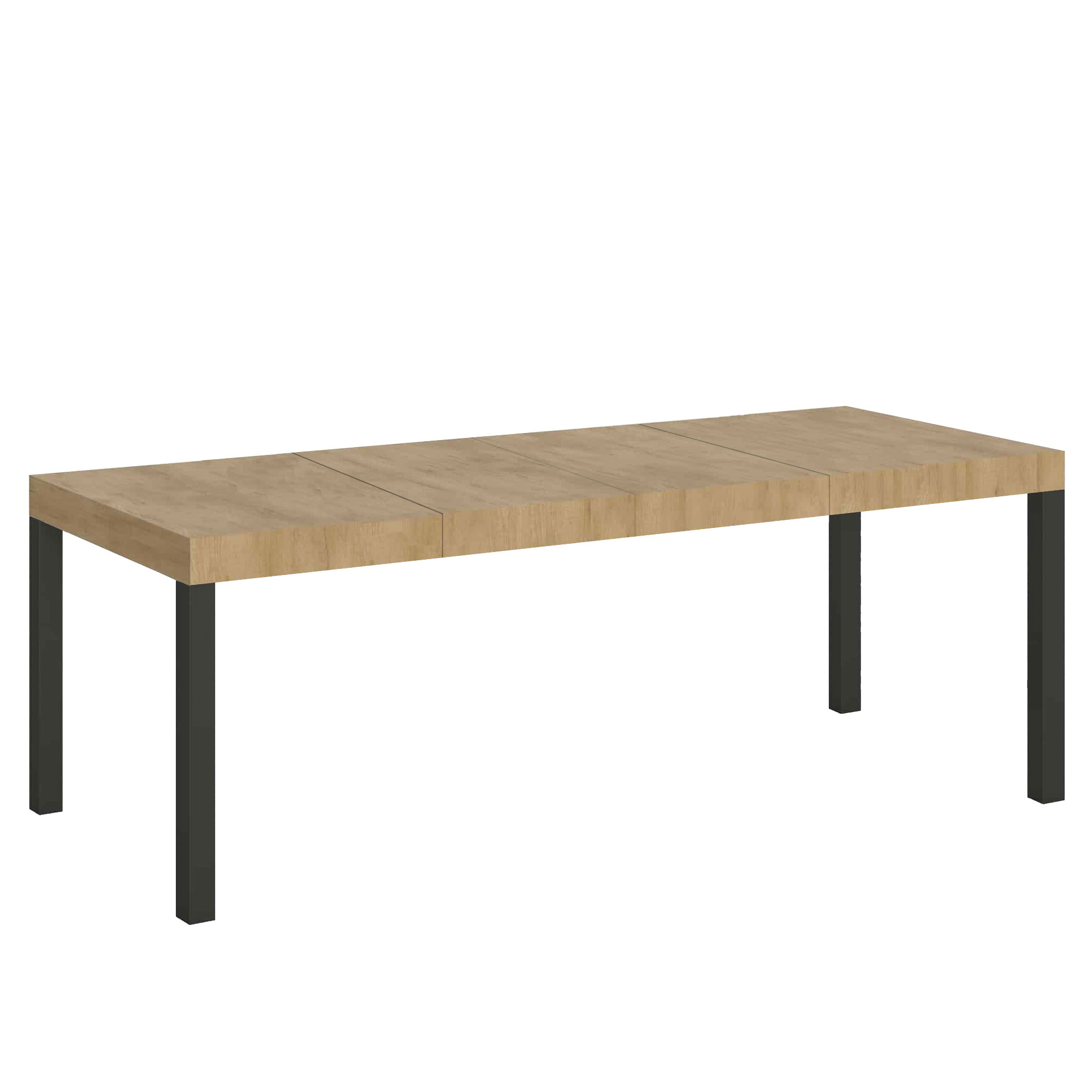 Itamoby Tavolo allungabile 90×180/284 cm Everyday Premium Quercia Natura telaio Antracite shopping online