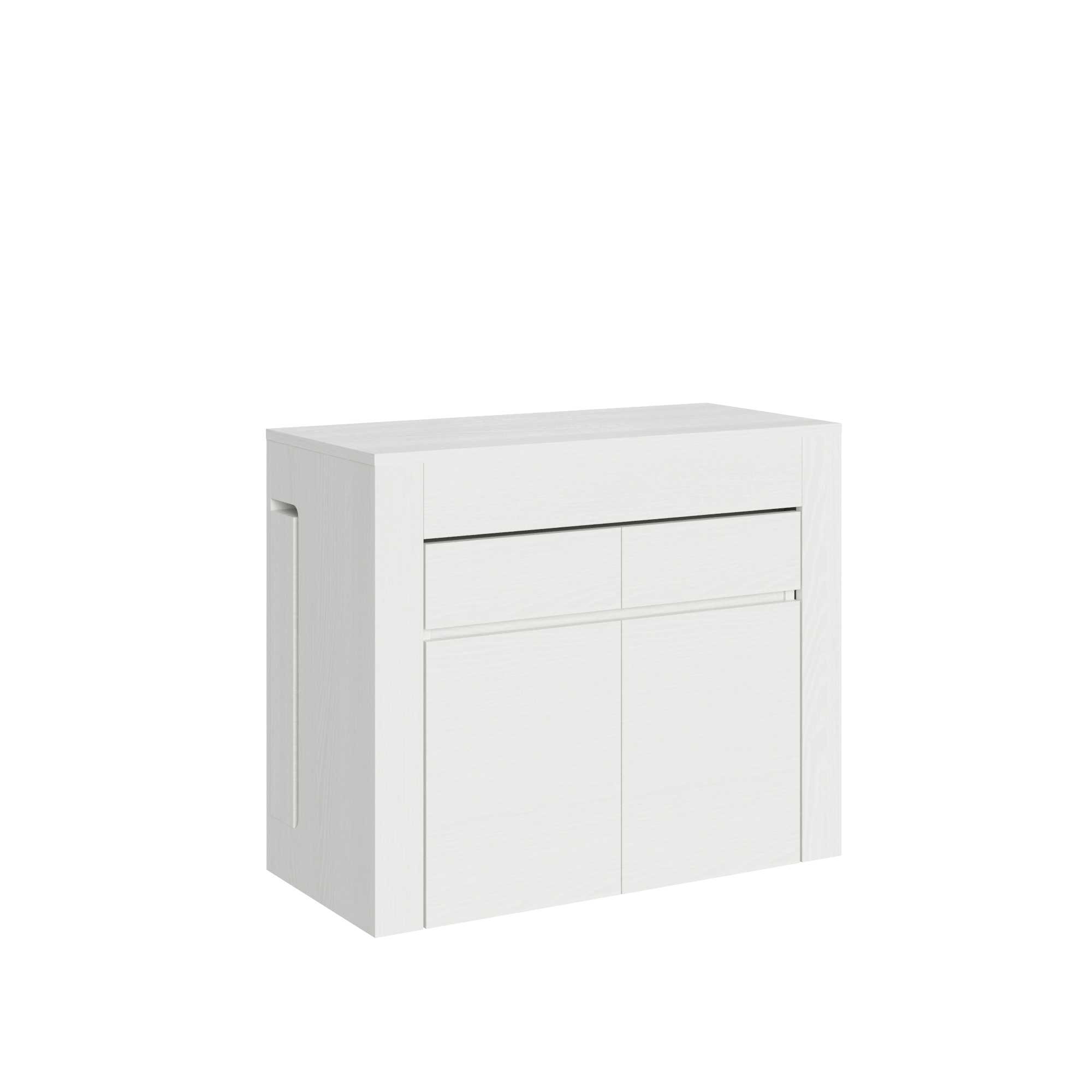 Itamoby Consolle allungabile Evolve con Panca inferiore e superiore Bianco Frassino shopping online