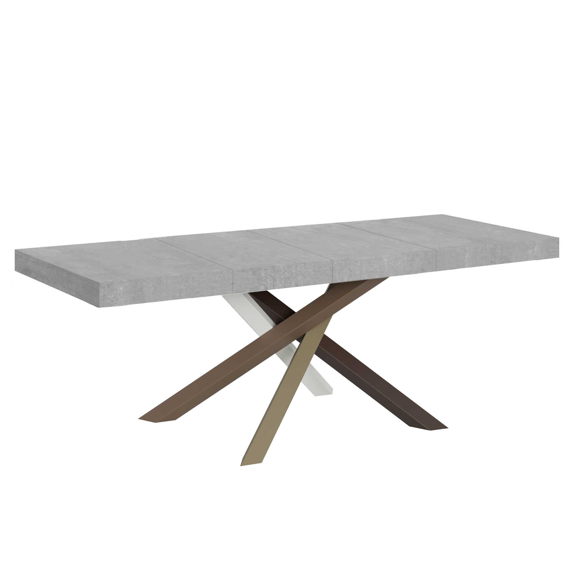 Itamoby Tavolo allungabile 90×180/284 cm Volantis Premium Cemento telaio 4/C shopping online