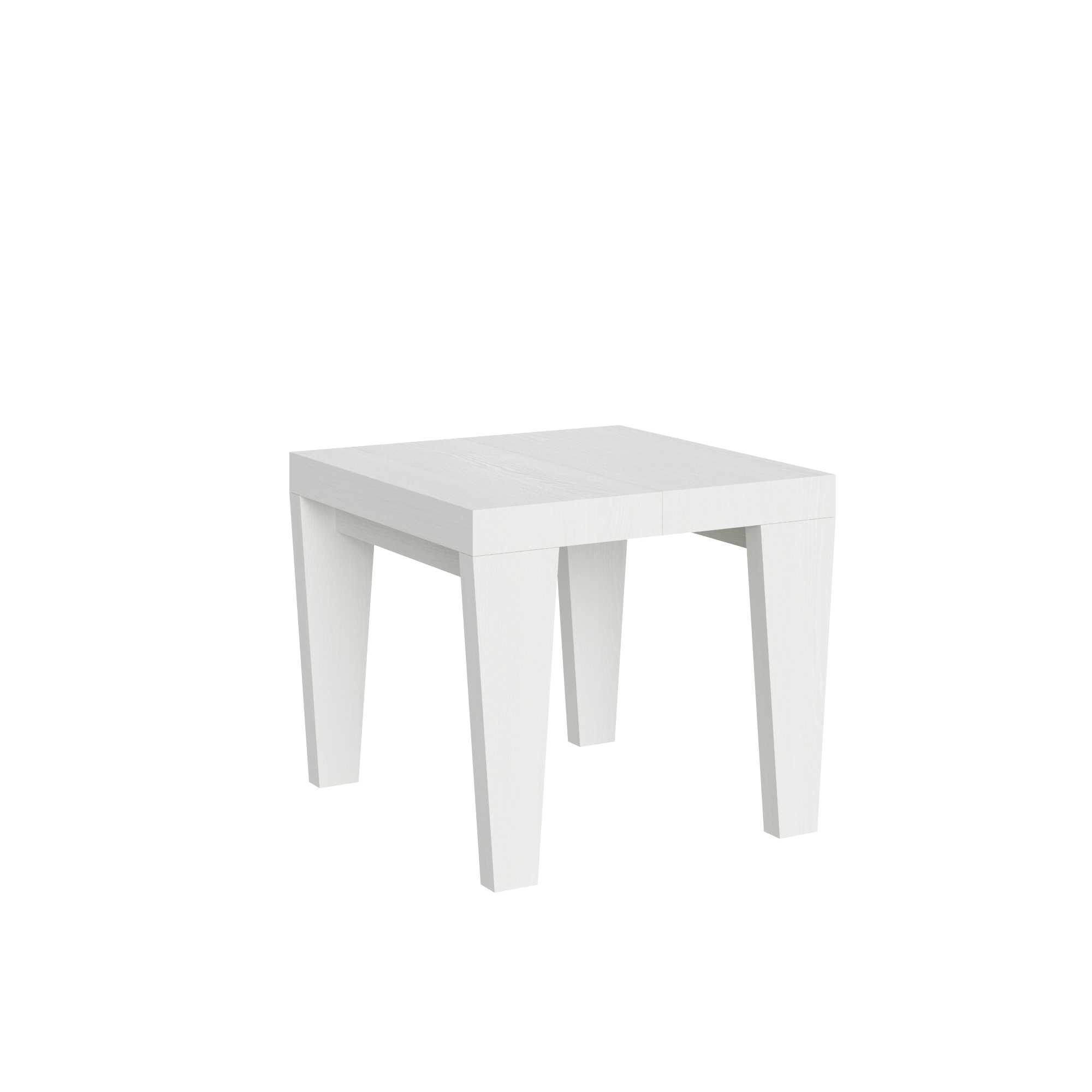 Itamoby Tavolo Spimbo Allungabile Bianco Frassino 90×90 Allungato 246 shopping online