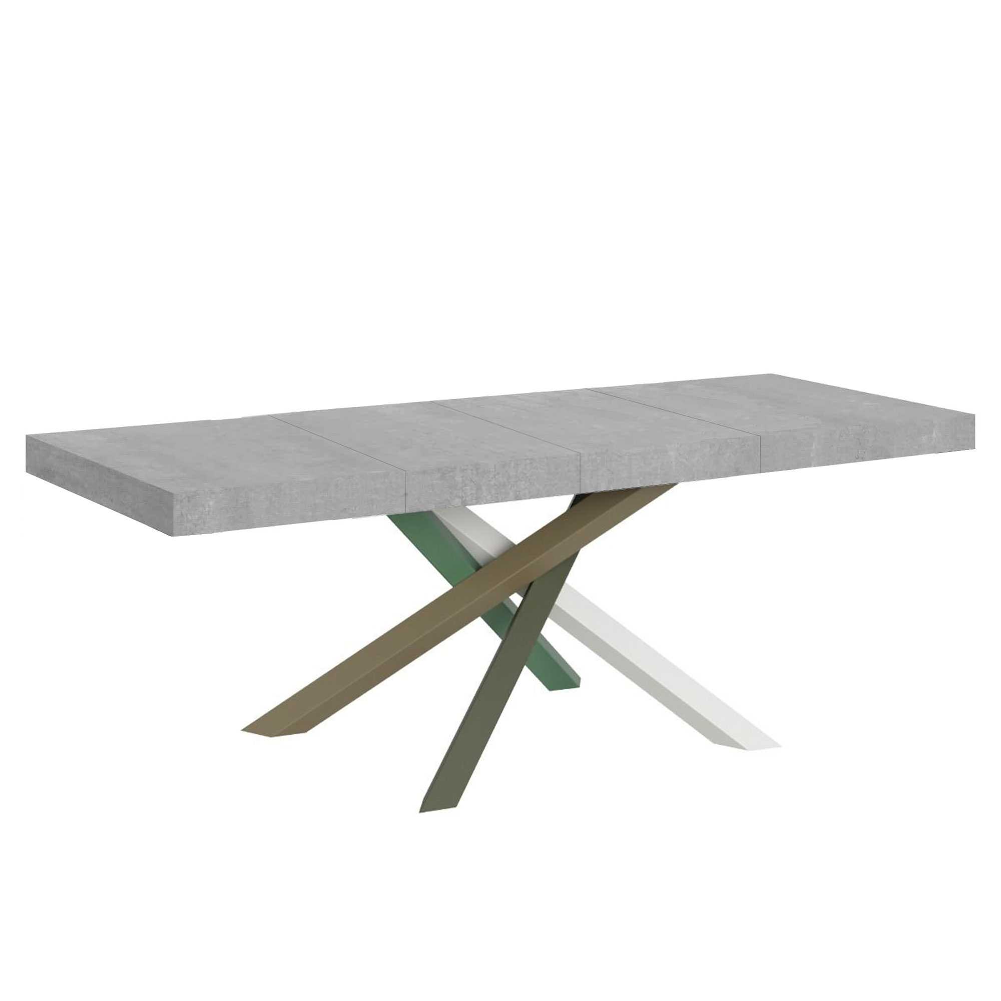 Itamoby Tavolo allungabile 90×180/284 cm Volantis Premium Cemento telaio 4/A shopping online