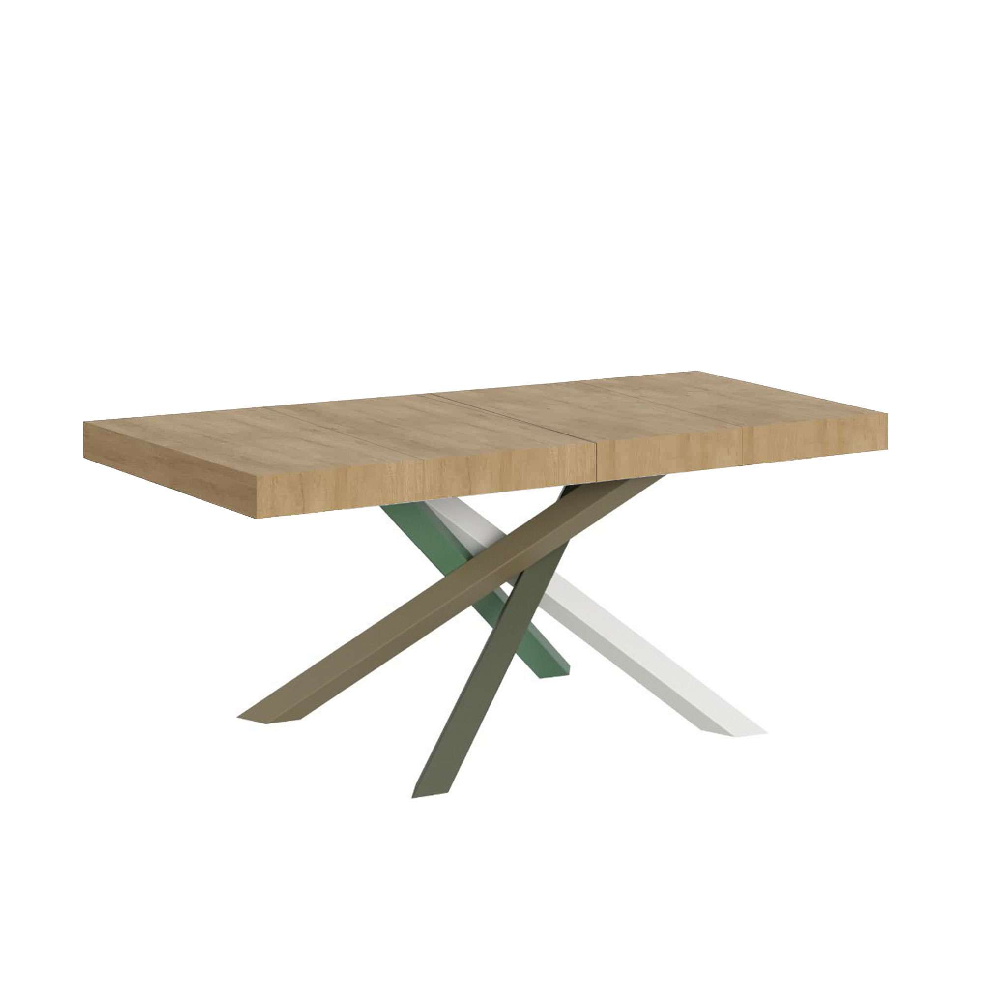 Itamoby Tavolo allungabile 90×140/244 cm Volantis Premium Quercia Natura telaio 4/A shopping online