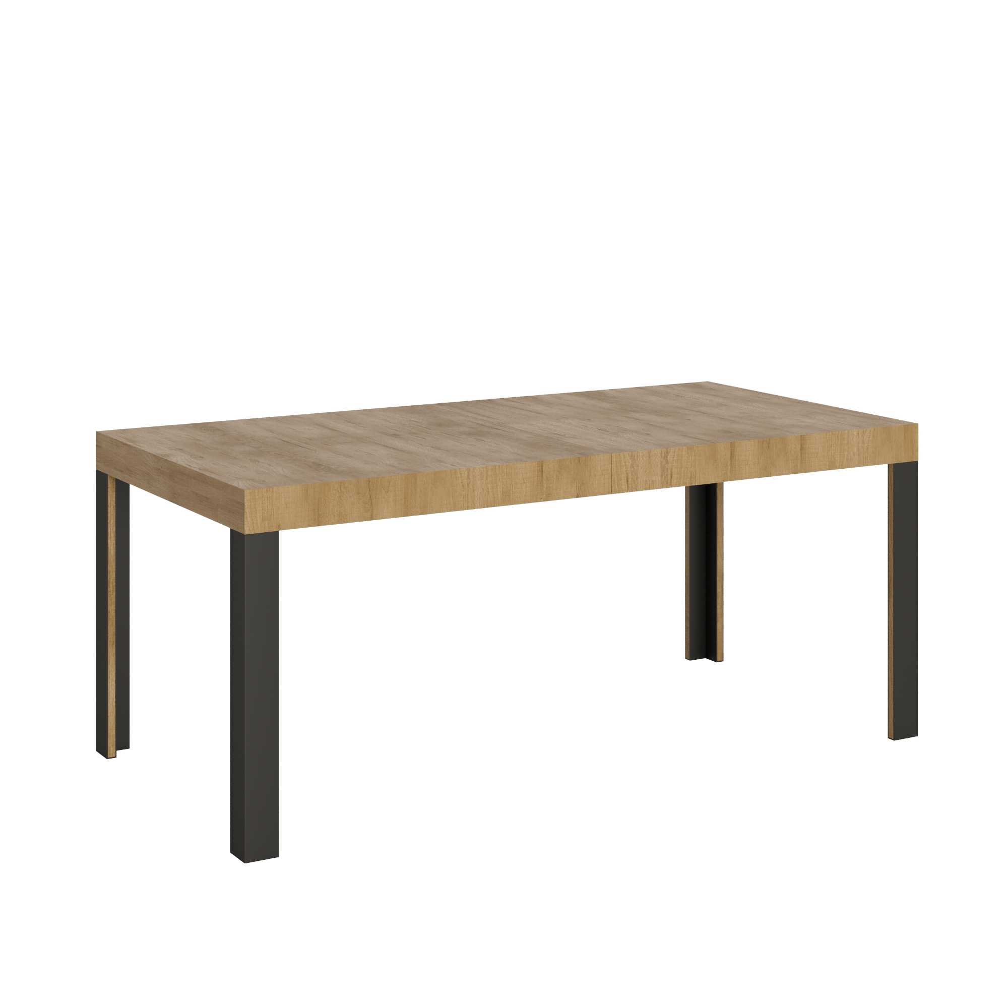 Itamoby Tavolo Linea Allungabile piano Quercia Natura 90×180 Allungato 284 telaio Antracite shopping online