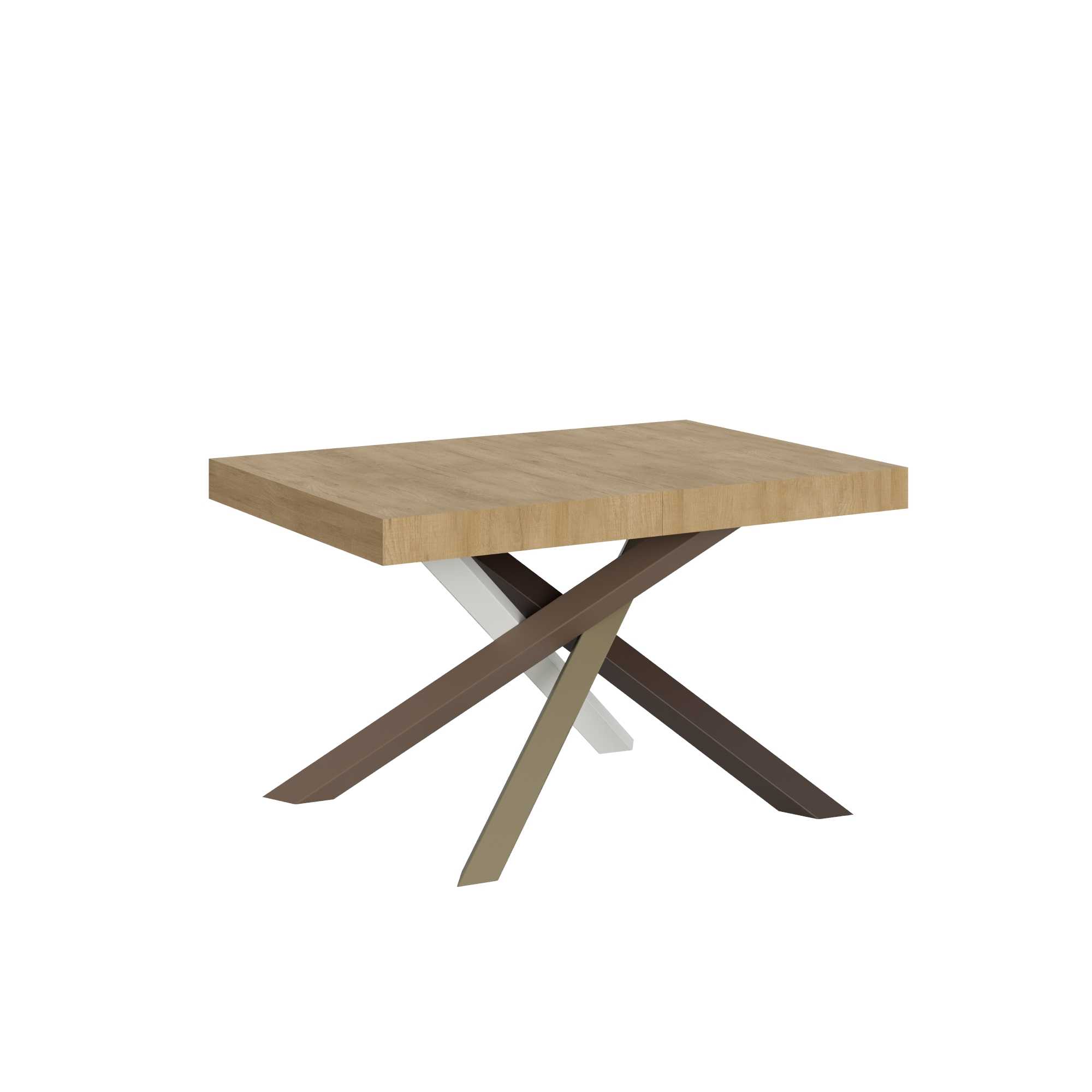 Itamoby Tavolo allungabile 90×140/244 cm Volantis Quercia Natura telaio 4/C shopping online