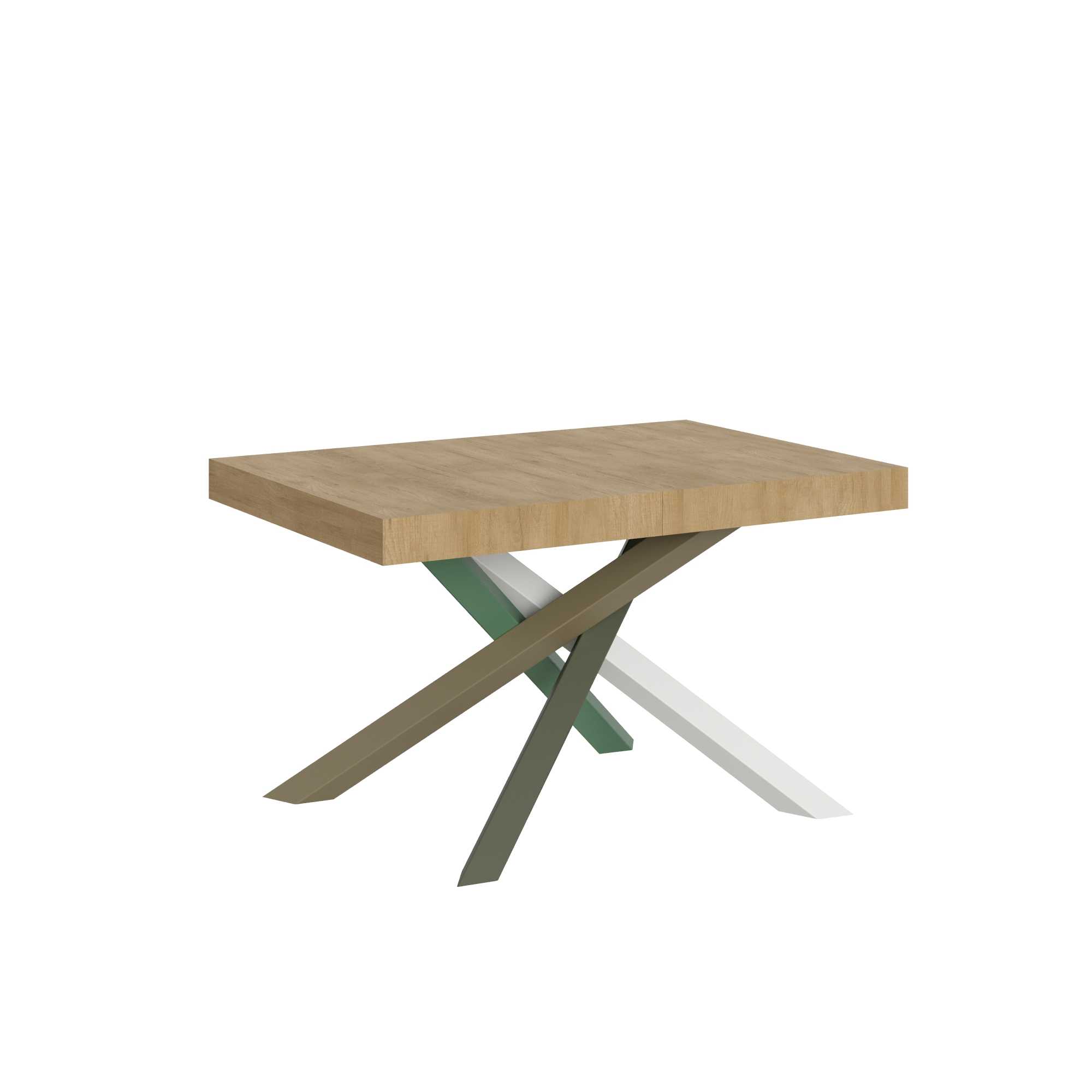 Itamoby Tavolo allungabile 90×140/244 cm Volantis Quercia Natura telaio 4/A shopping online