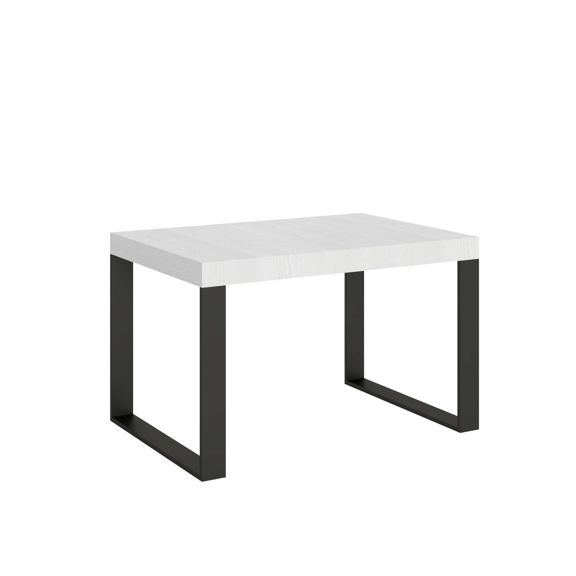 Itamoby Tavolo allungabile 90×140/244 cm Tecno Bianco Frassino telaio Antracite shopping online