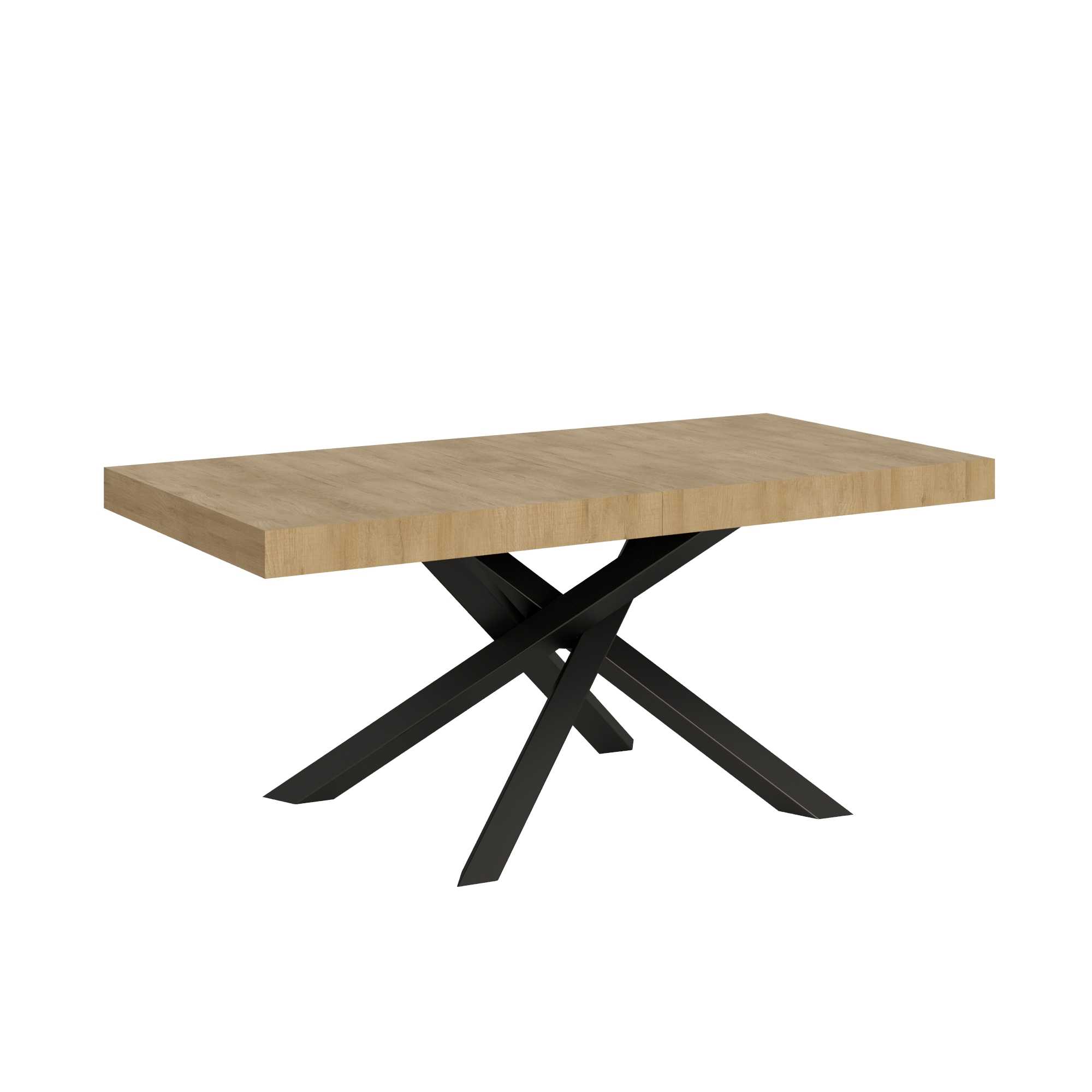 Itamoby Tavolo Volantis Allungabile piano Quercia Natura 90×180 Allungato 440 telaio Antracite shopping online