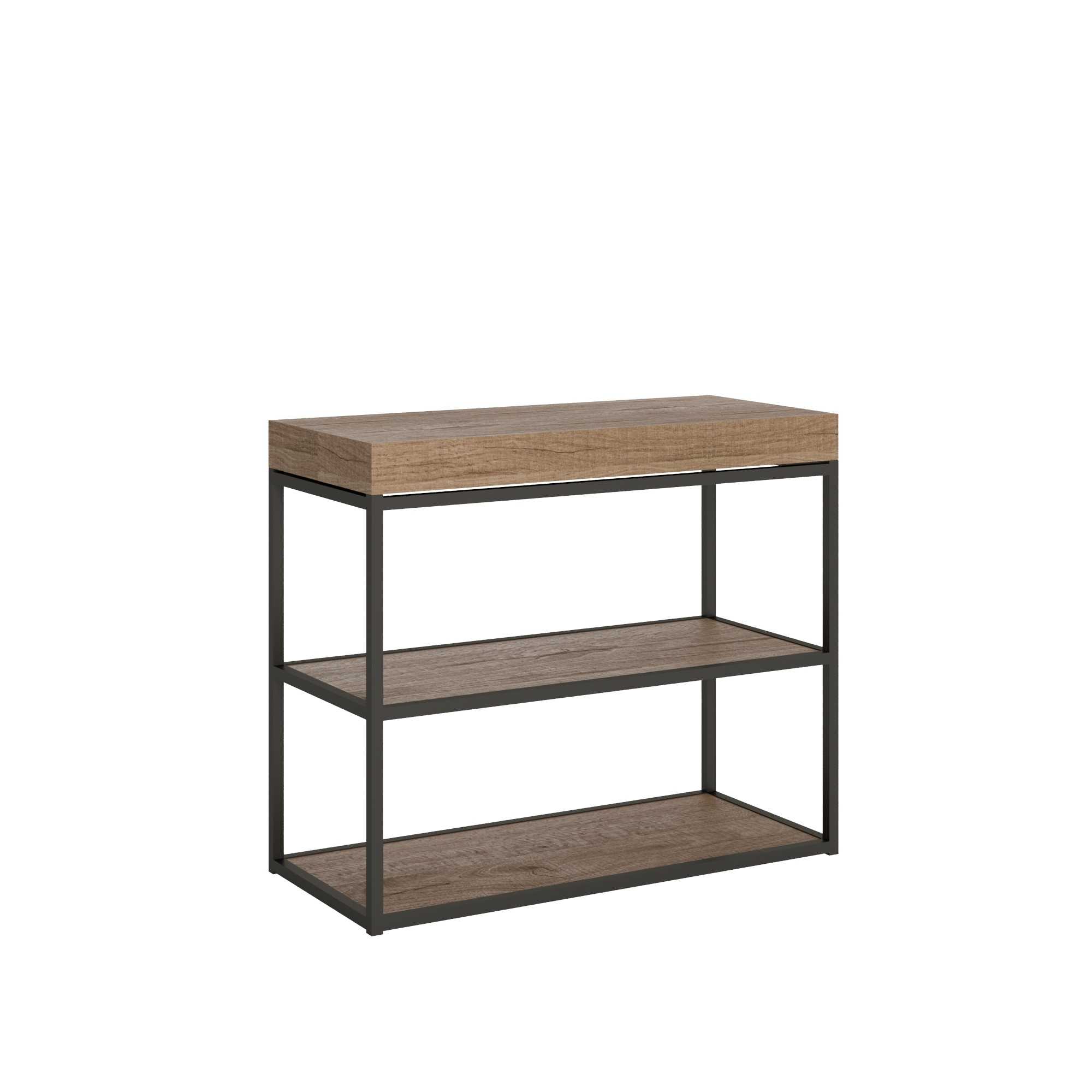 Itamoby Consolle Plano Premium Quercia Natura telaio Antracite shopping online