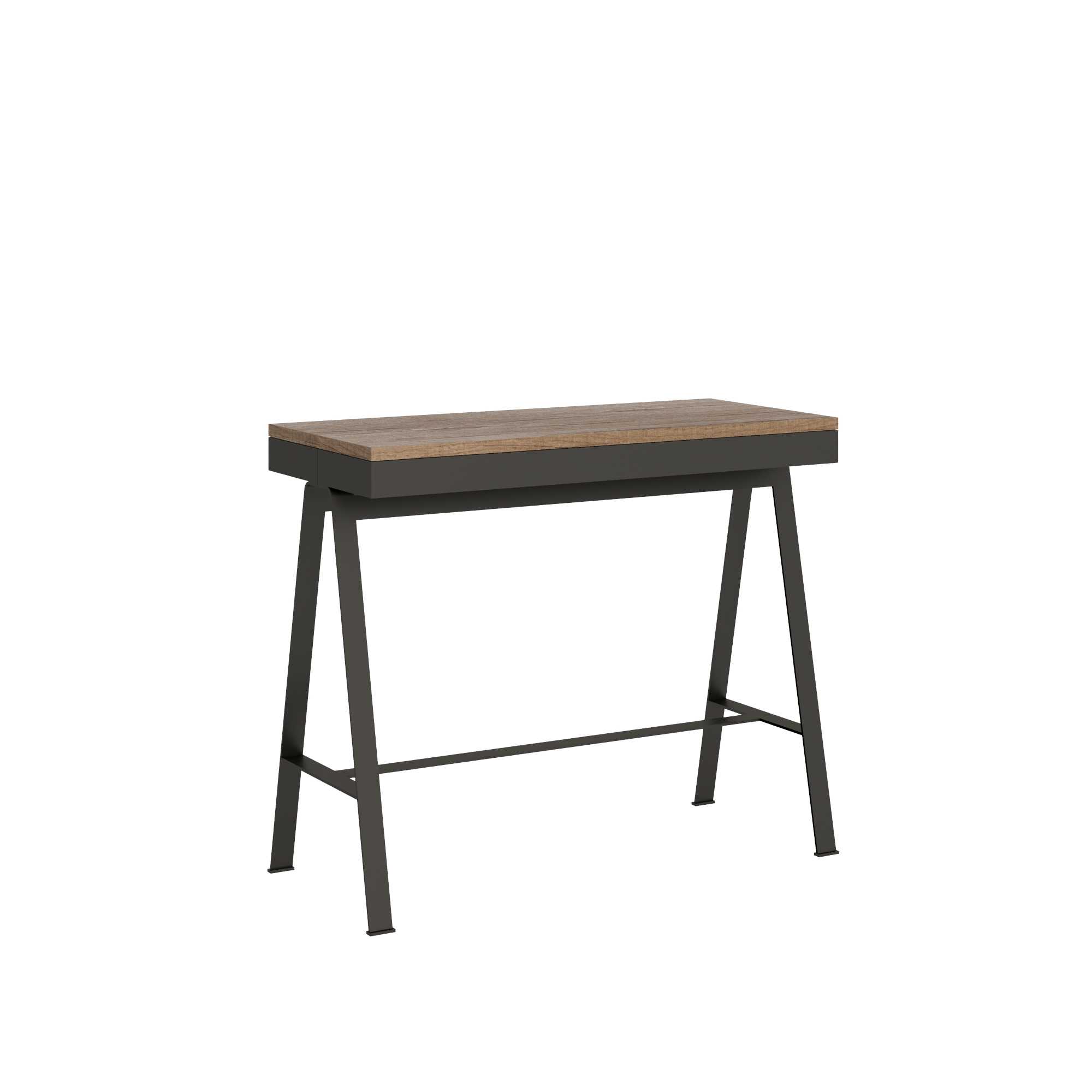 Itamoby Consolle Banco Evolution Small Quercia Natura telaio Antracite shopping online