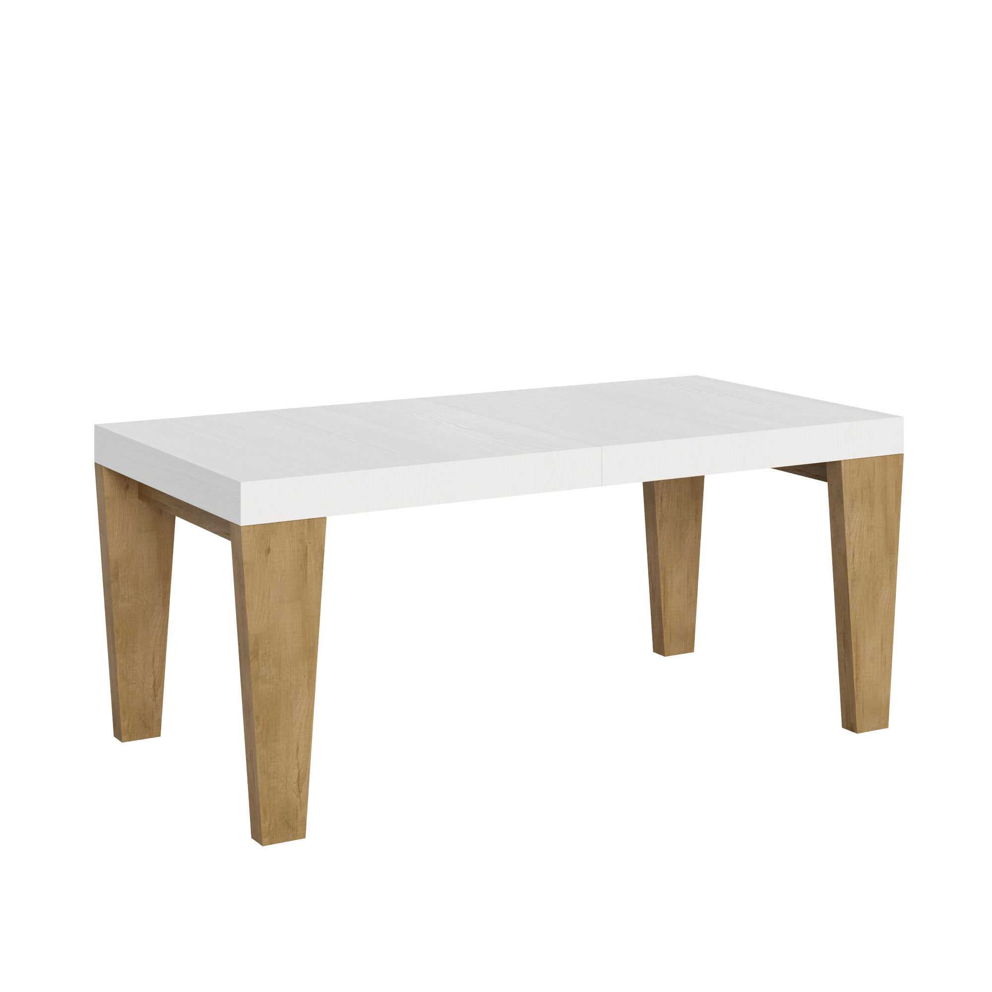 Itamoby Tavolo Spimbo Mix Allungabile Piano Bianco Frassino Gambe Quercia Natura 90×180 Allungato 284 shopping online