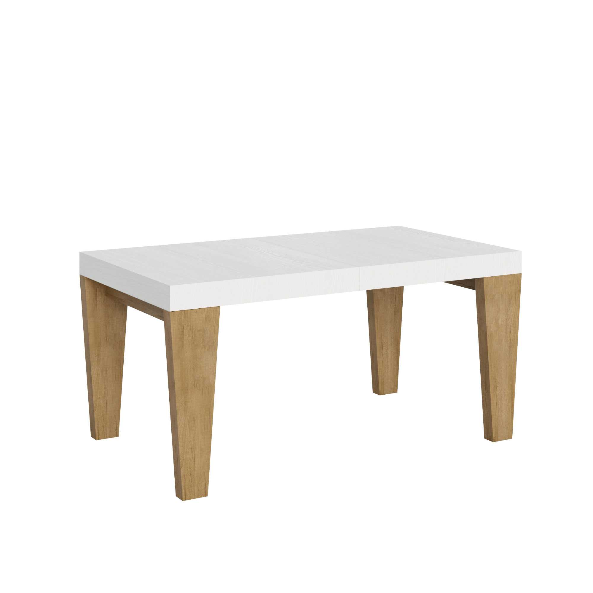 Itamoby Tavolo Spimbo Mix Allungabile Piano Bianco Frassino Gambe Quercia Natura 90×160 Allungato 264 shopping online