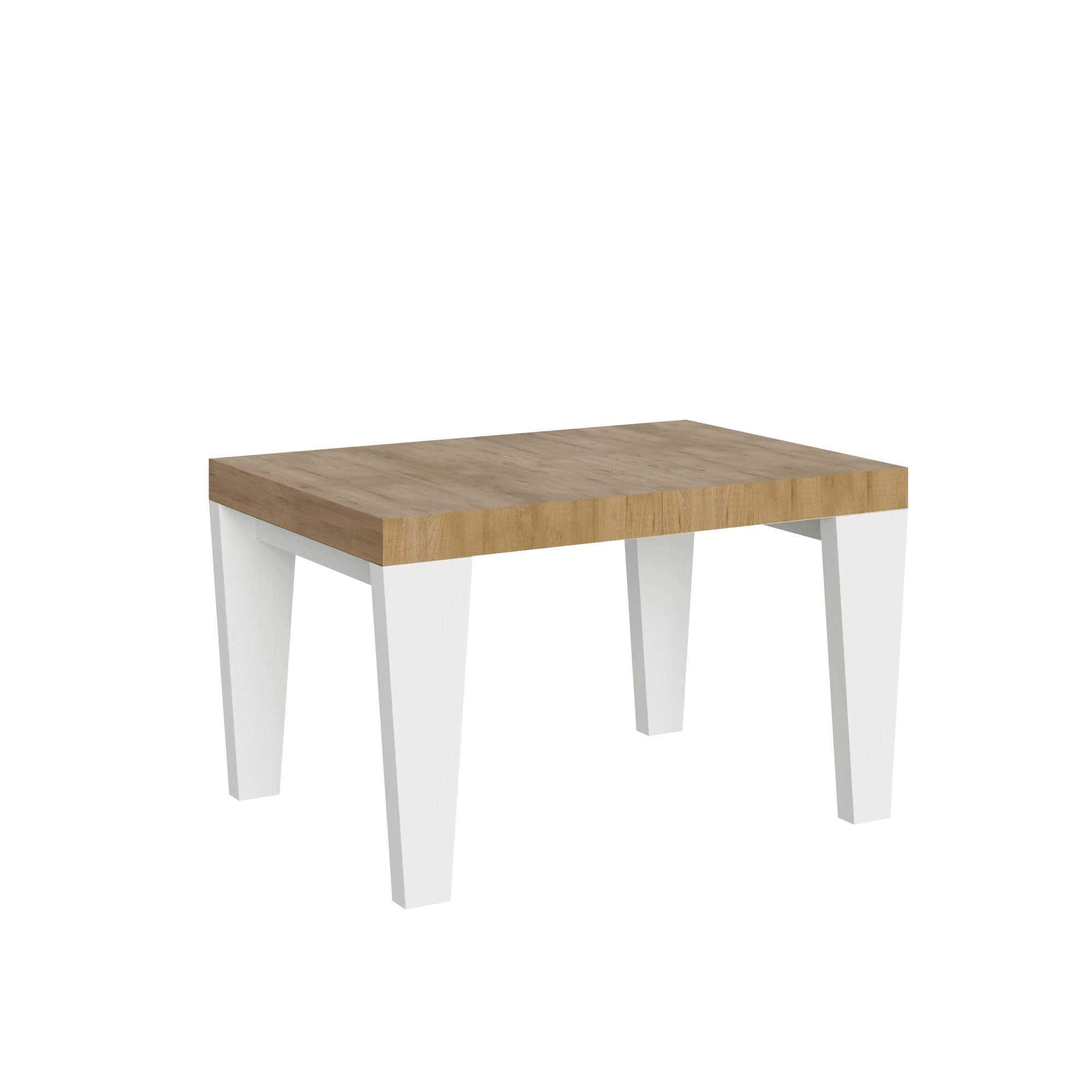 Itamoby Tavolo Spimbo Mix Allungabile Piano Quercia Natura Gambe Bianco Frassino 90×130 Allungato 390 shopping online