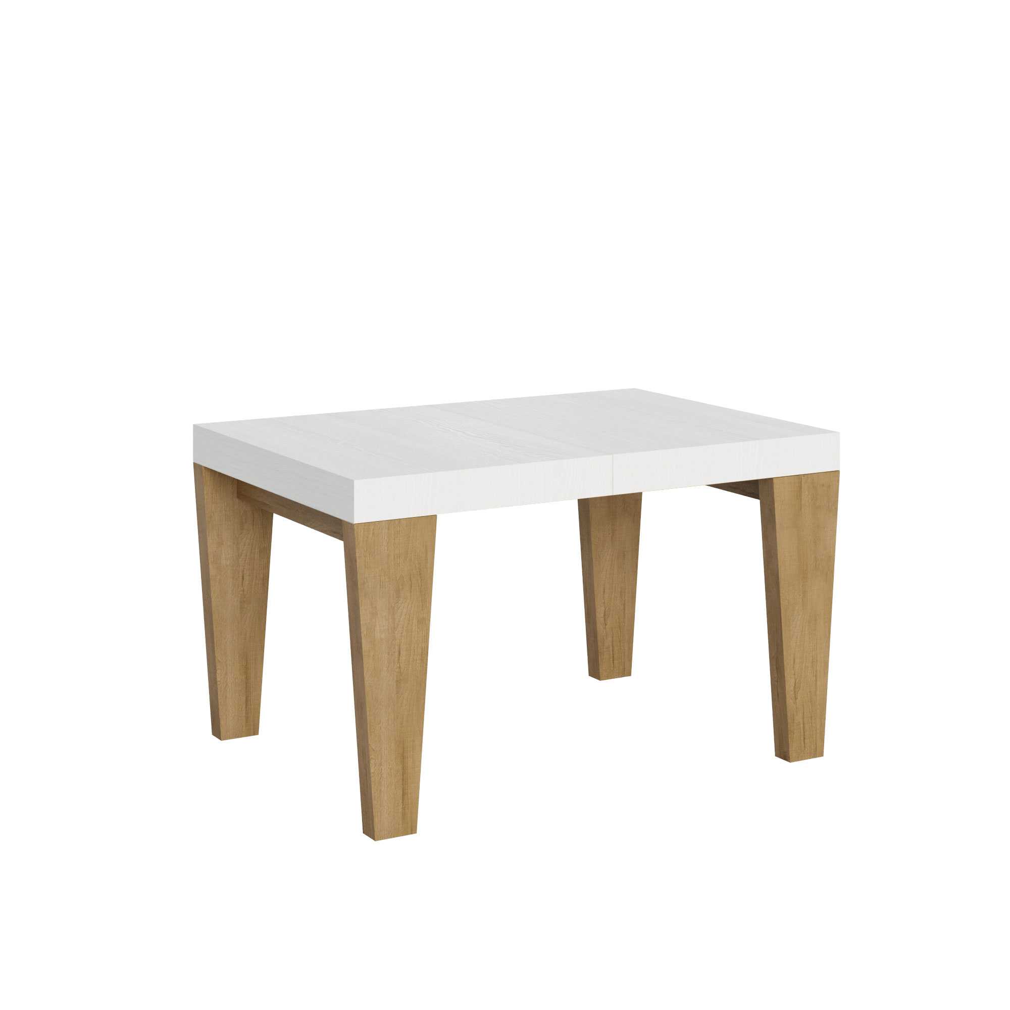 Itamoby Tavolo Spimbo Mix Allungabile Piano Bianco Frassino Gambe Quercia Natura 90×130 Allungato 390 shopping online