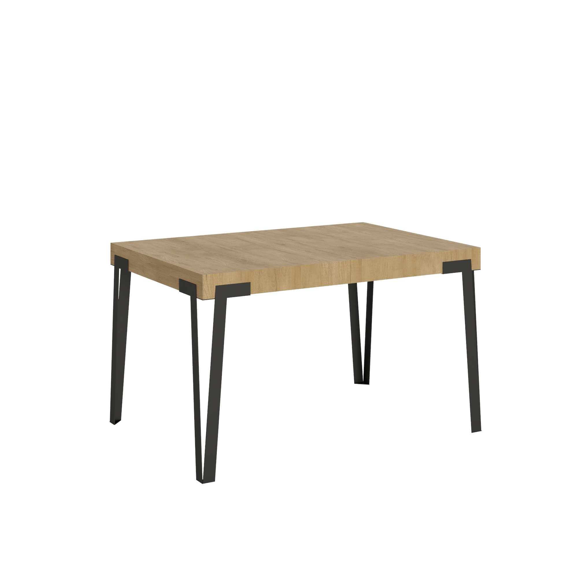 Itamoby Tavolo Rio Allungabile piano Quercia Natura 90×130 Allungato 234 telaio Antracite shopping online