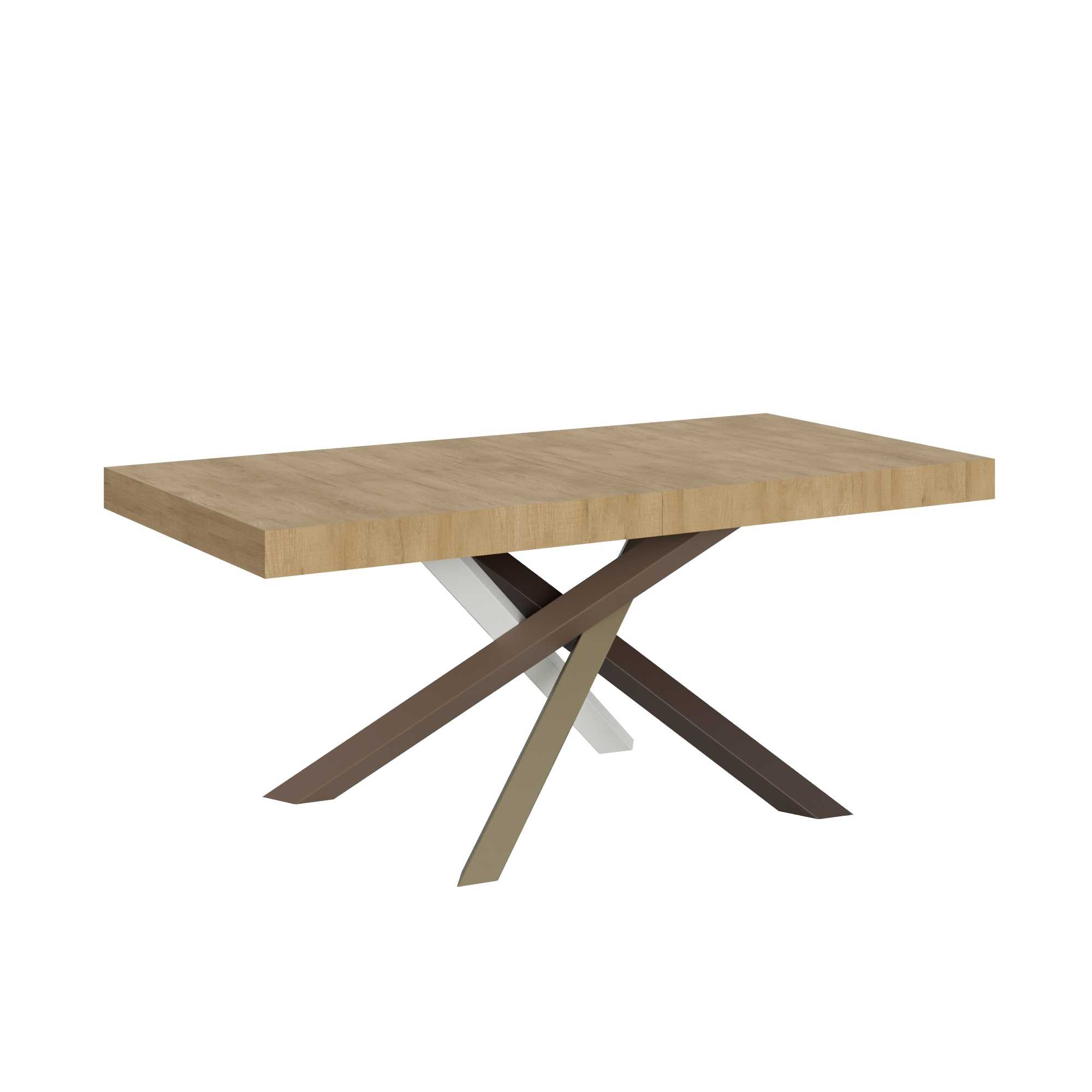 Itamoby Tavolo Volantis Allungabile piano Quercia Natura 90×180 Allungato 440 telaio 4/C shopping online