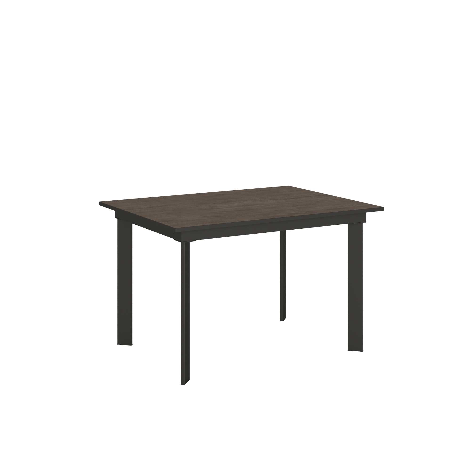 Itamoby Tavolo Cumar piano Noce 90×120 + 60 telaio Antracite shopping online