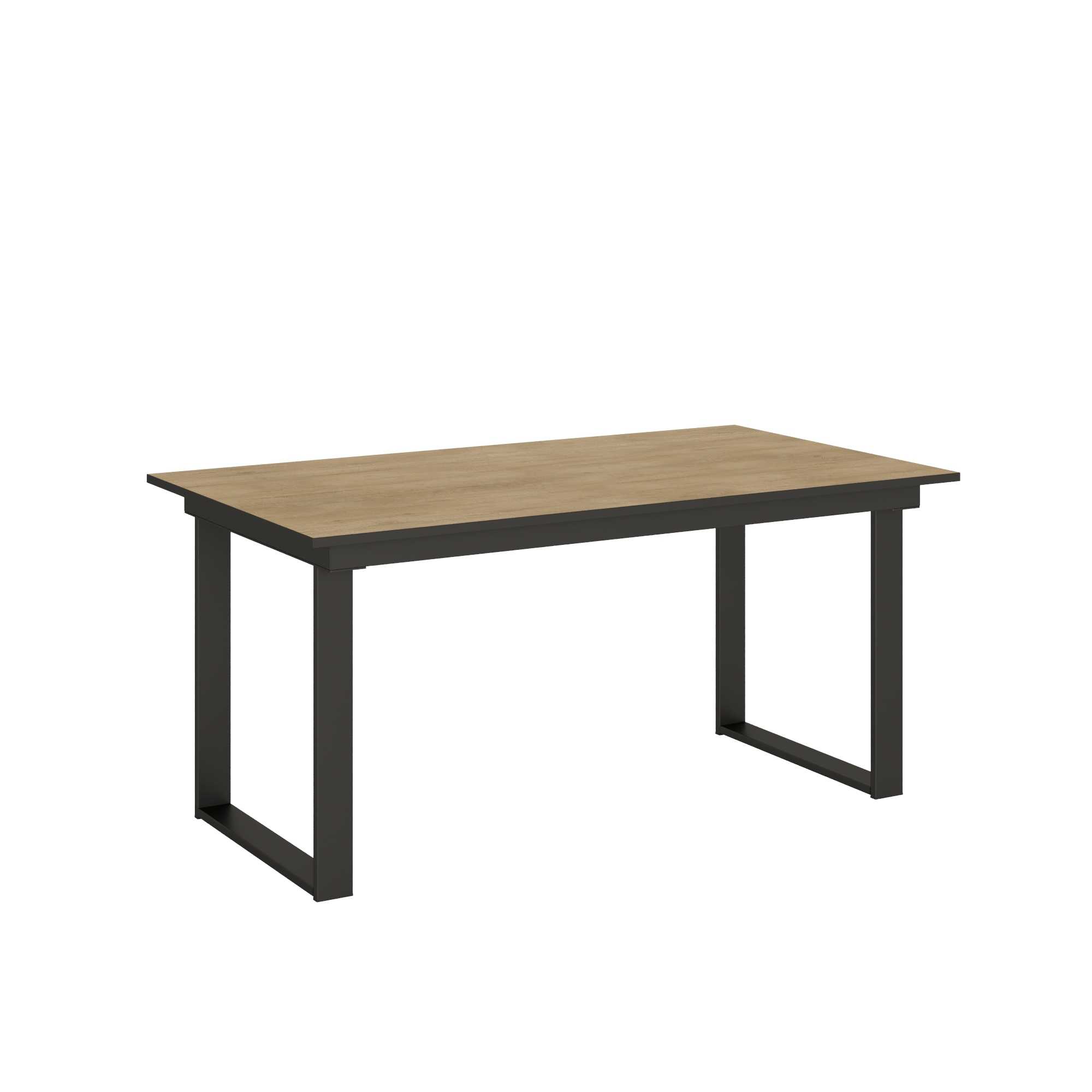 Itamoby Tavolo Bandos piano Quercia Natura 90×160 + 60 telaio Antracite shopping online