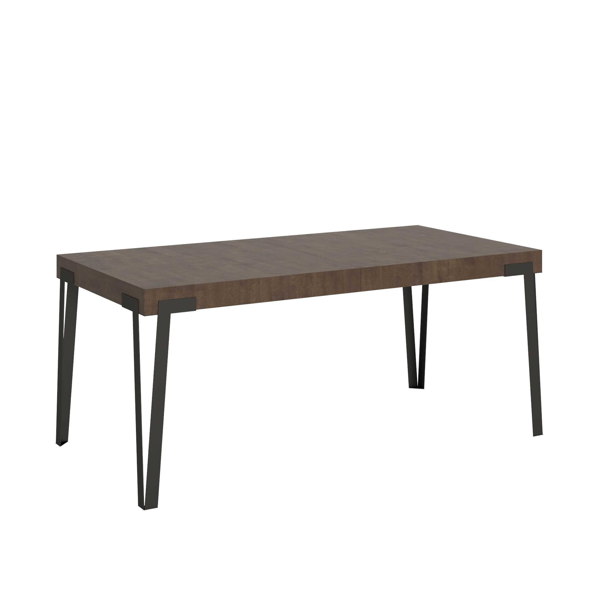 Itamoby Tavolo Rio Allungabile piano Noce 90×180 Allungato 284 telaio Antracite shopping online