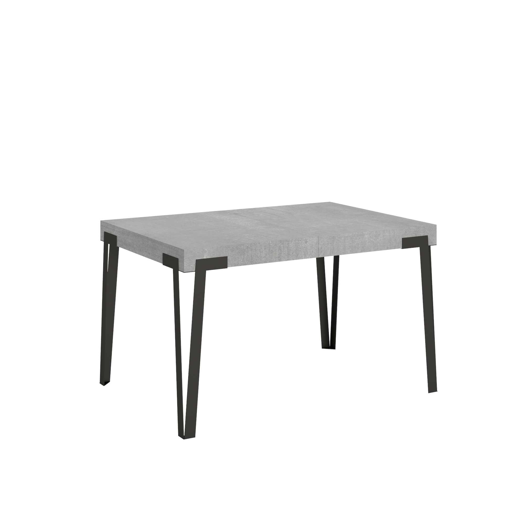 Itamoby Tavolo Rio Allungabile piano Cemento 90×130 Allungato 234 telaio Antracite shopping online