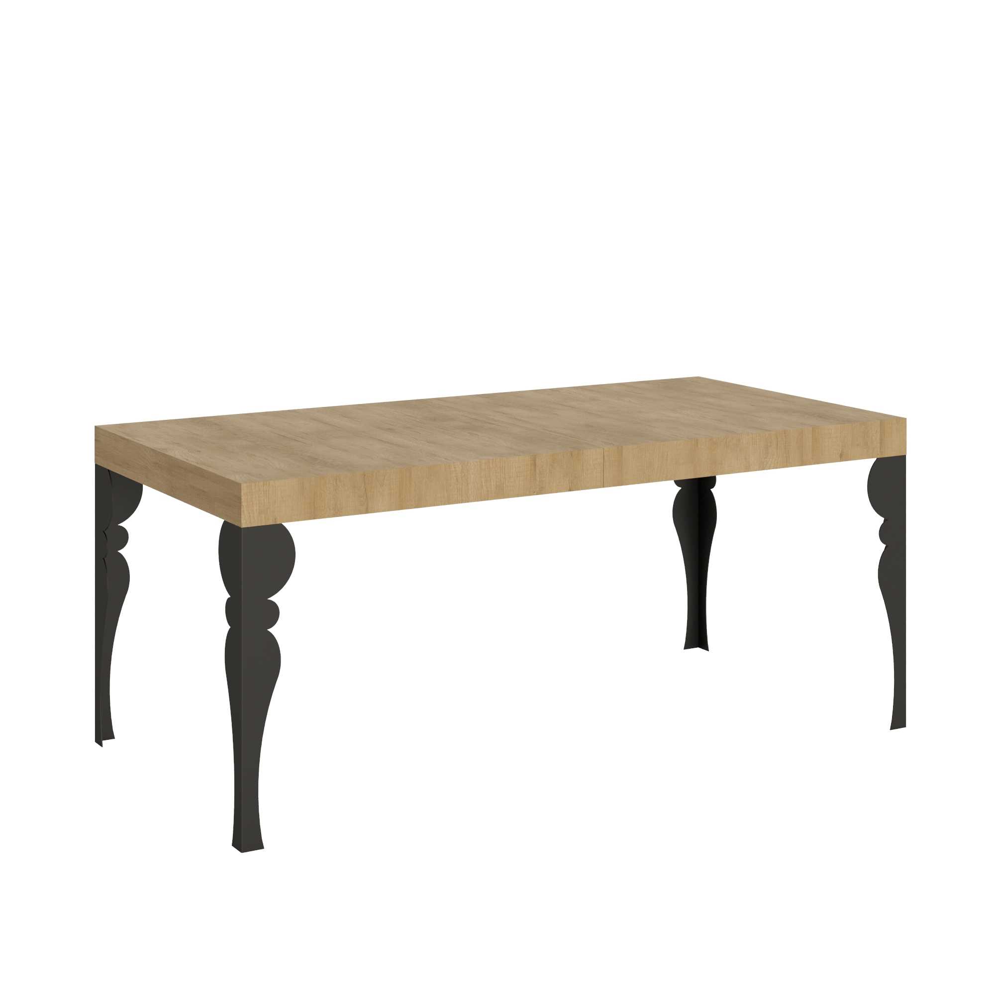 Itamoby Tavolo Paxon Allungabile piano Quercia Natura 90×180 Allungato 284 telaio Antracite shopping online