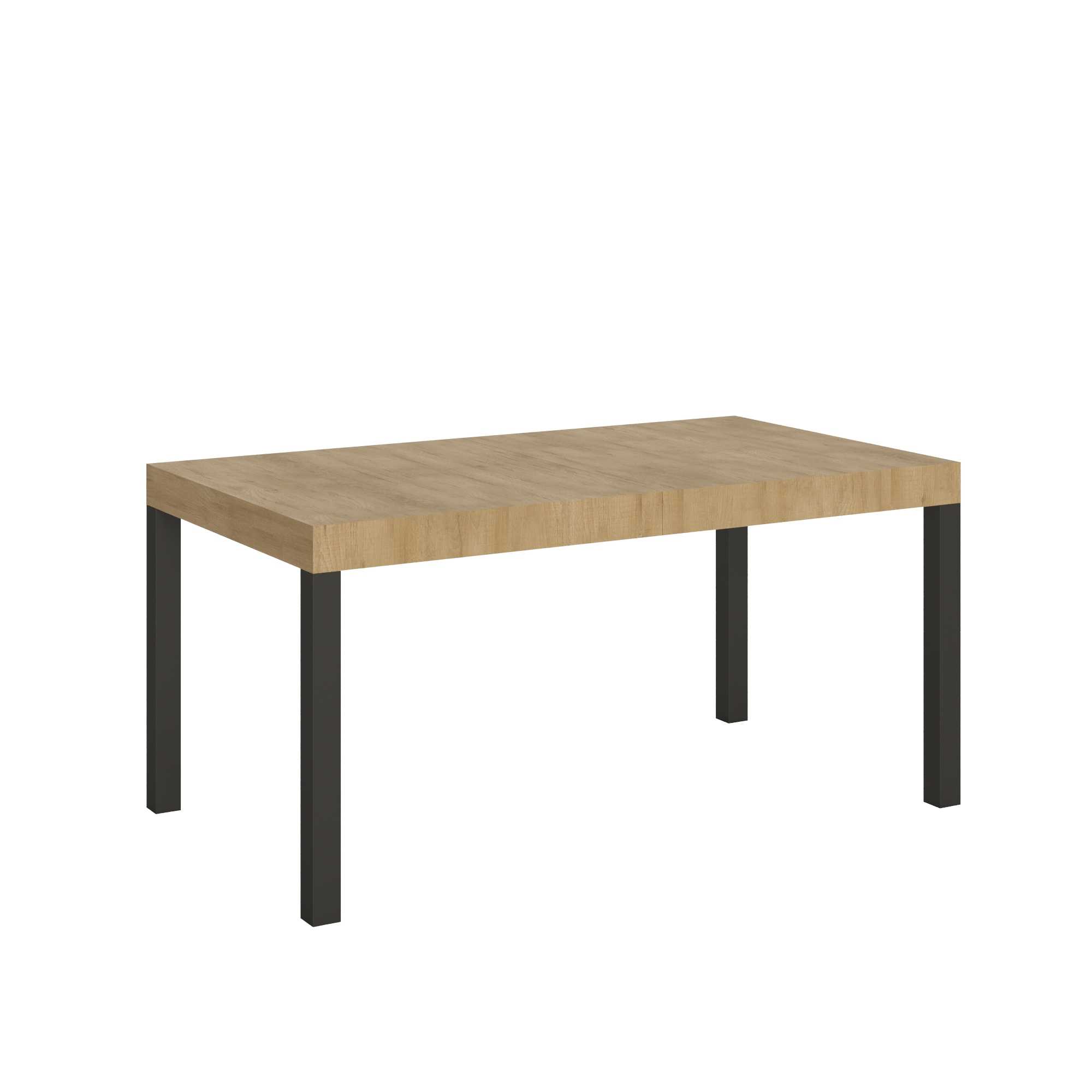 Itamoby Tavolo everyday Allungabile piano Quercia Natura 90×160 Allungato 420 telaio Antracite shopping online