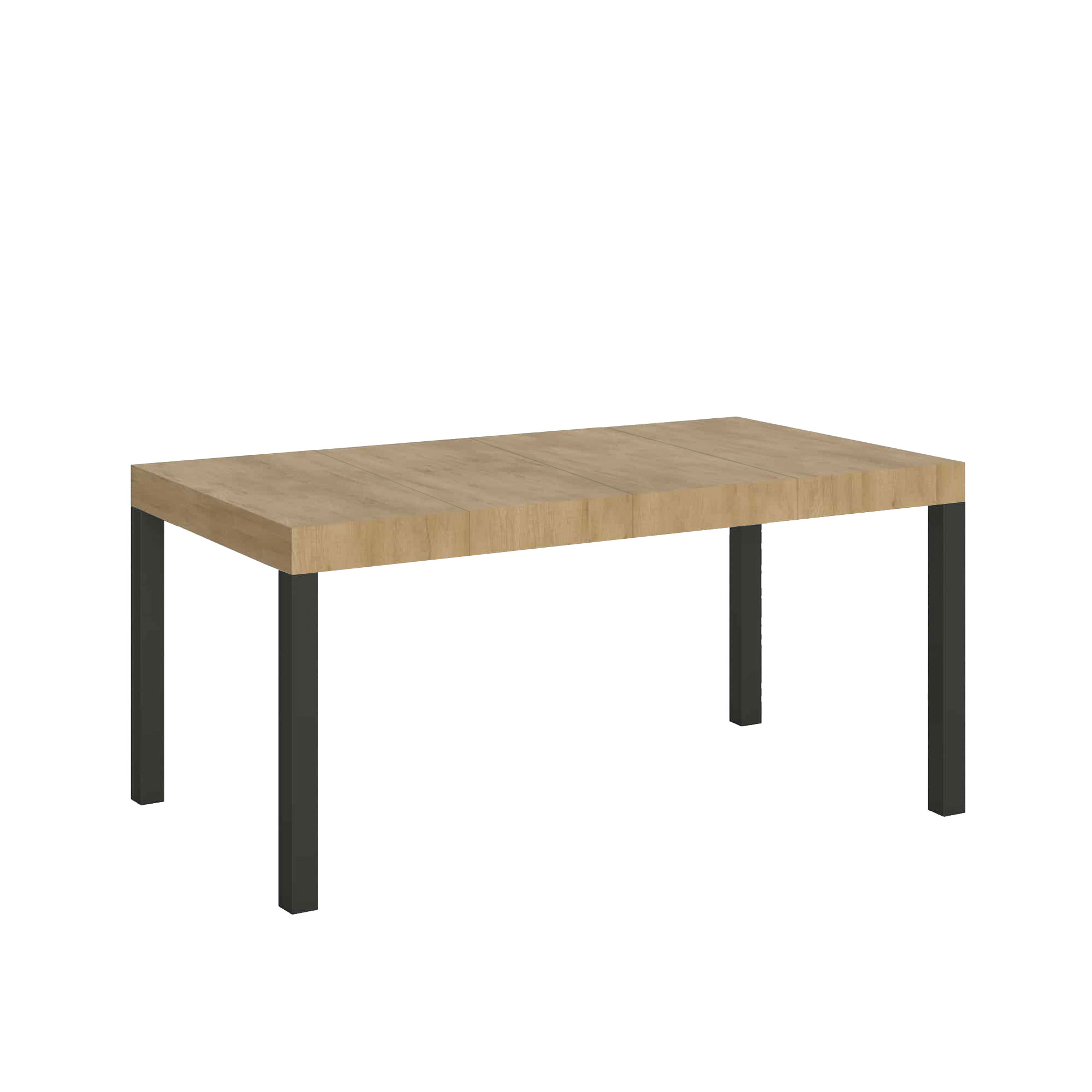 Itamoby Tavolo allungabile 90X140/244 cm Everyday Premium Quercia Natura telaio Antracite shopping online