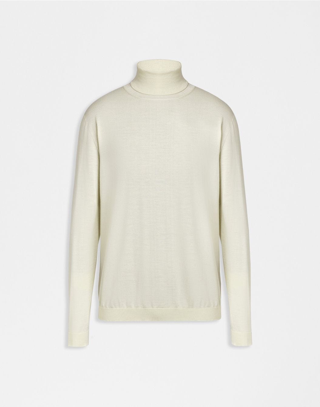 Lardini Dolcevita bianco in lana merino, seta e cashmere shopping online