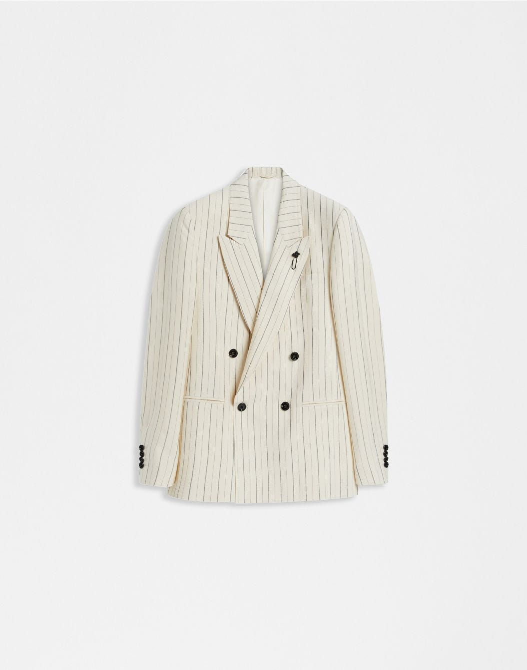 Lardini Blazer attitude gessato mosso in viscosa shopping online