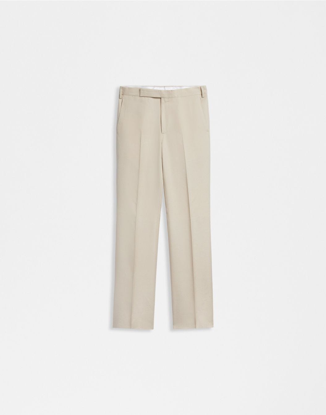 Lardini Pantalone attitude panna con fondo ampio shopping online