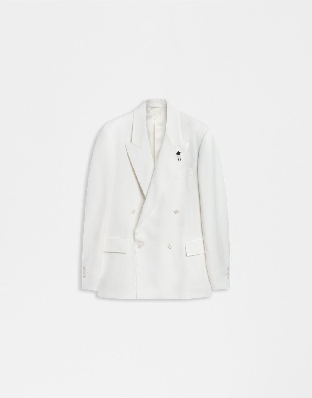 Lardini Blazer doppiopetto bianco fit boxy shopping online