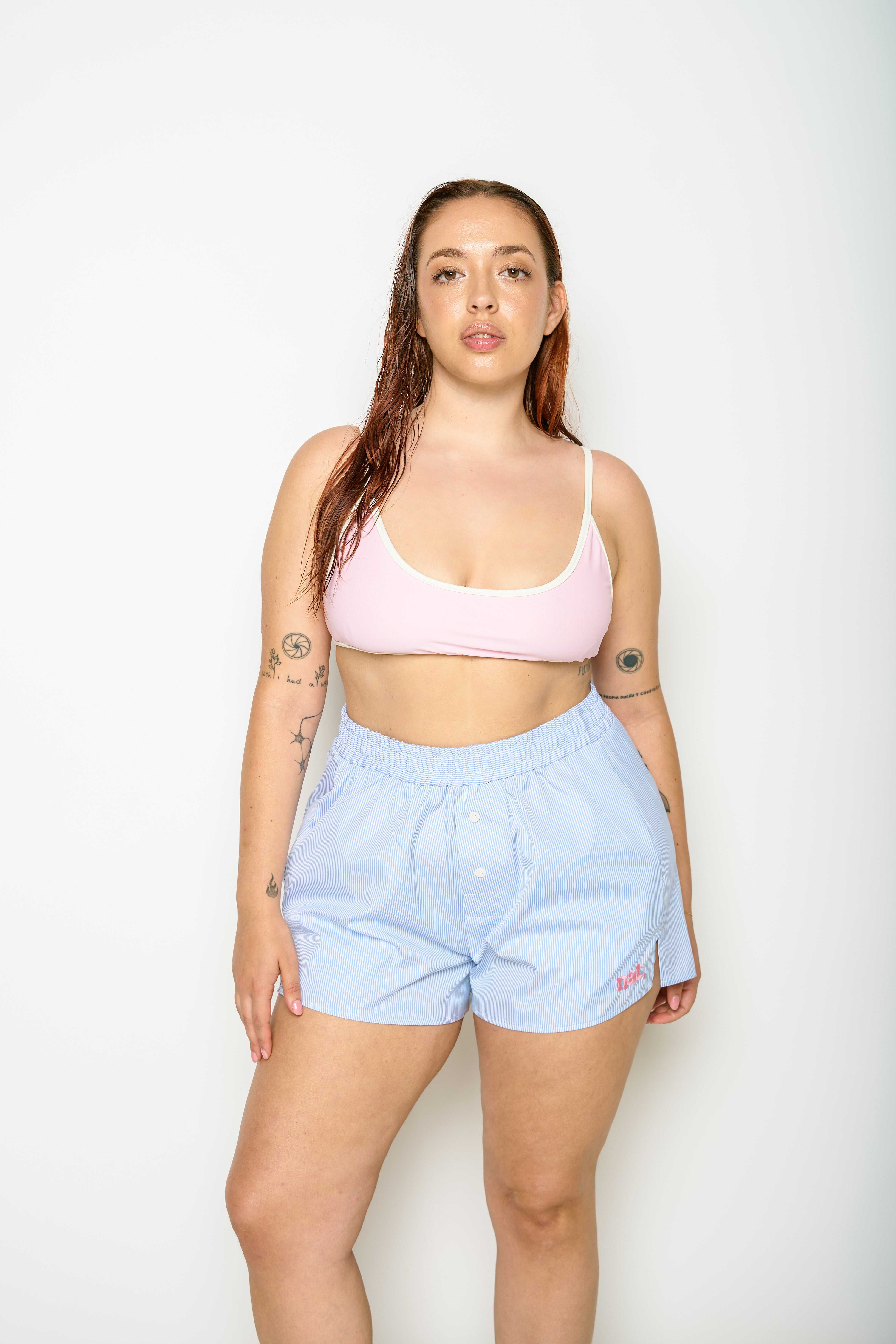 Not After Ten "NAT" STRIPED SHORTS shopping online