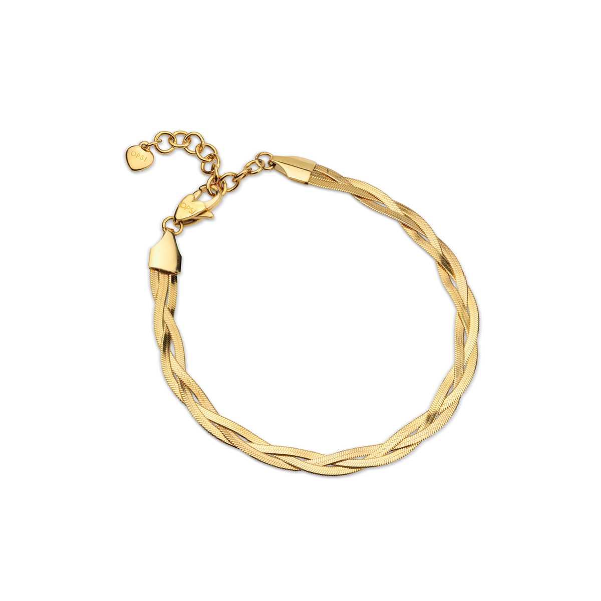 Opsobjects SILKY TWIST bracciale maglia piatta intrecciata shopping online