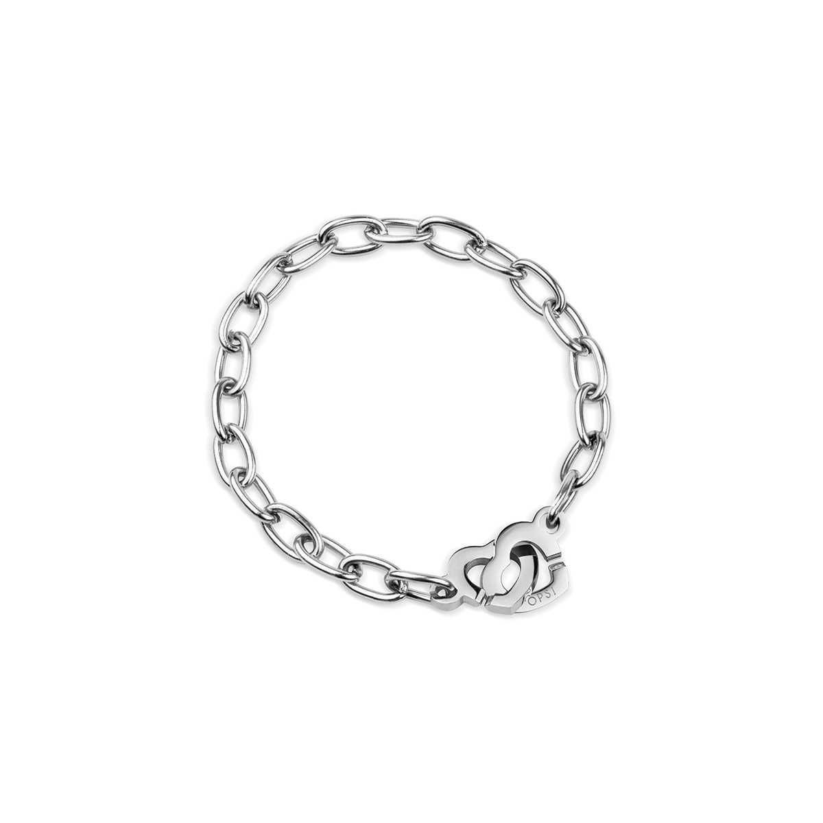 Opsobjects ENDLESS LOVE bracciale con chiusura con cuori (large) shopping online