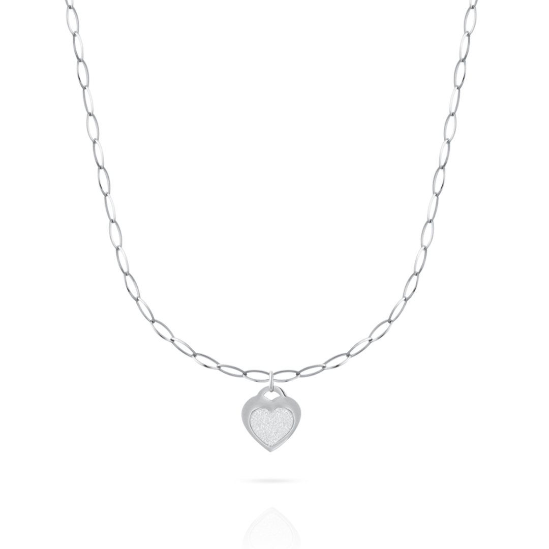 Opsobjects GLITTER HEART collana shopping online